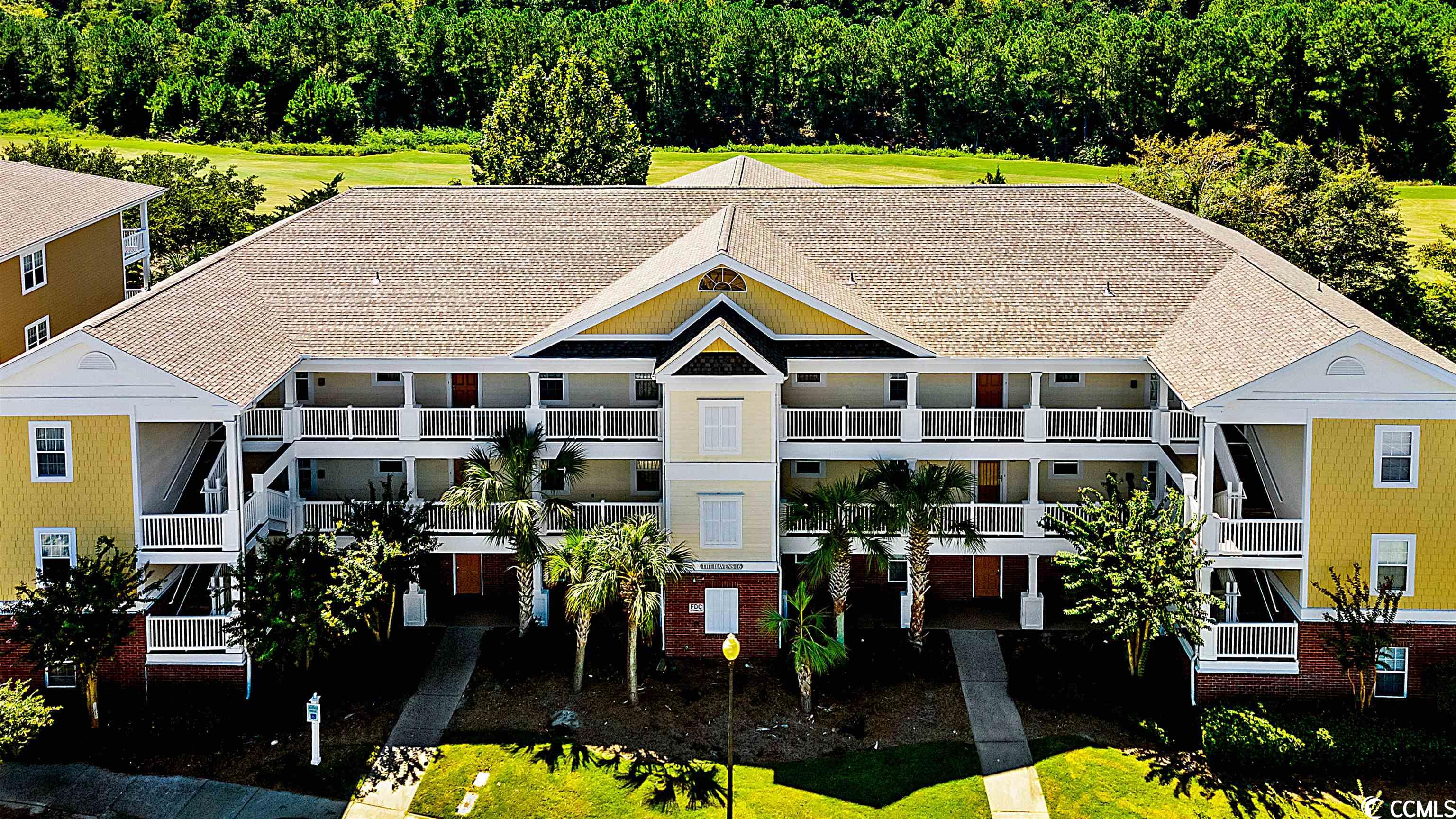 welcome to this inviting 2-bedroom, 2-bath condo nestled in the havens at barefoot resort & golf, offering a transferrable golf membership for a seamless golfing experience.  this tastefully furnished condo has undergone a stylish update, featuring new  laminate flooring, hvac, water heater, bathroom vanities, furniture, and more, ensuring both elegance and practicality.   relax and enjoy the serene views from the screened-in porch overlooking the golf course.   in addition to community pool across from the building, residents of the havens have access to an array of amenities, including four championship golf courses, a deep-water marina, extensive walking and biking paths, and acres of swimming pools. on-site dining options and shopping conveniences add to the convenience of resort living.  located just moments from the beautiful beaches of north myrtle beach, residents also gain exclusive access to a private beachfront cabana reserved solely for barefoot homeowners. don't miss this exceptional opportunity to experience the beautiful lifestyle that barefoot resort offers.