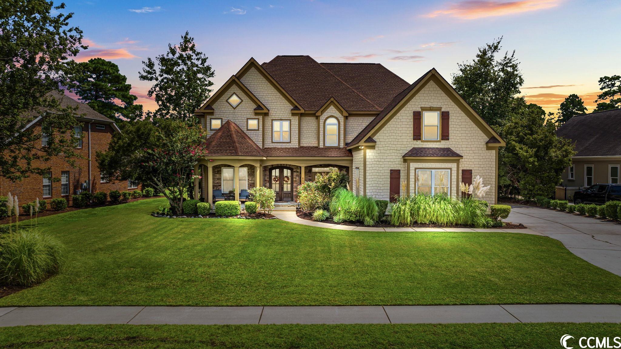 introducing a remarkable opportunity in the highly sought-after plantation lakes community! this waterfront custom home features four spacious bedrooms with a bonus/media room, which could be used as a fifth bedroom, and an office. step inside and be greeted by the elegance of tray ceilings, complemented by stunning custom trim and base moldings throughout. the large kitchen is designed for the ultimate entertaining experience and boasts a walk-in pantry offering abundant storage space and newly updated appliances for all your culinary needs. retreat to the expansive main suite, complete with a sitting area, dual closets, and a luxurious tiled bathroom. this private oasis is the perfect escape at the end of a long day. additionally, this home offers a three-car garage, ensuring plenty of space for parking and storage. situated on a nearly half-acre lot, this property offers privacy and tranquility. the new paver patio in the back provides the perfect setting for relaxation and outdoor enjoyment, whether you're hosting gatherings or simply basking in the natural beauty of your surroundings. but that's not all – this home comes with a new roof, fresh interior paint, and new flooring in all bedrooms and living areas making it even more desirable and move-in ready. situated within a renowned school district, the plantation lakes subdivision resides in close proximity to convenient amenities such as grocery stores, shopping centers, and restaurants. only a brief 11-mile distance separates this  from the beach. residents of this community are privileged to enjoy a range of recreational facilities including two pools, a gym, a playground, and courts for basketball, tennis, and volleyball. moreover, the community lake boasts an impressive shoreline spanning approximately 15 miles. don't miss out on this amazing opportunity. schedule your private tour today and experience the epitome of upscale living.