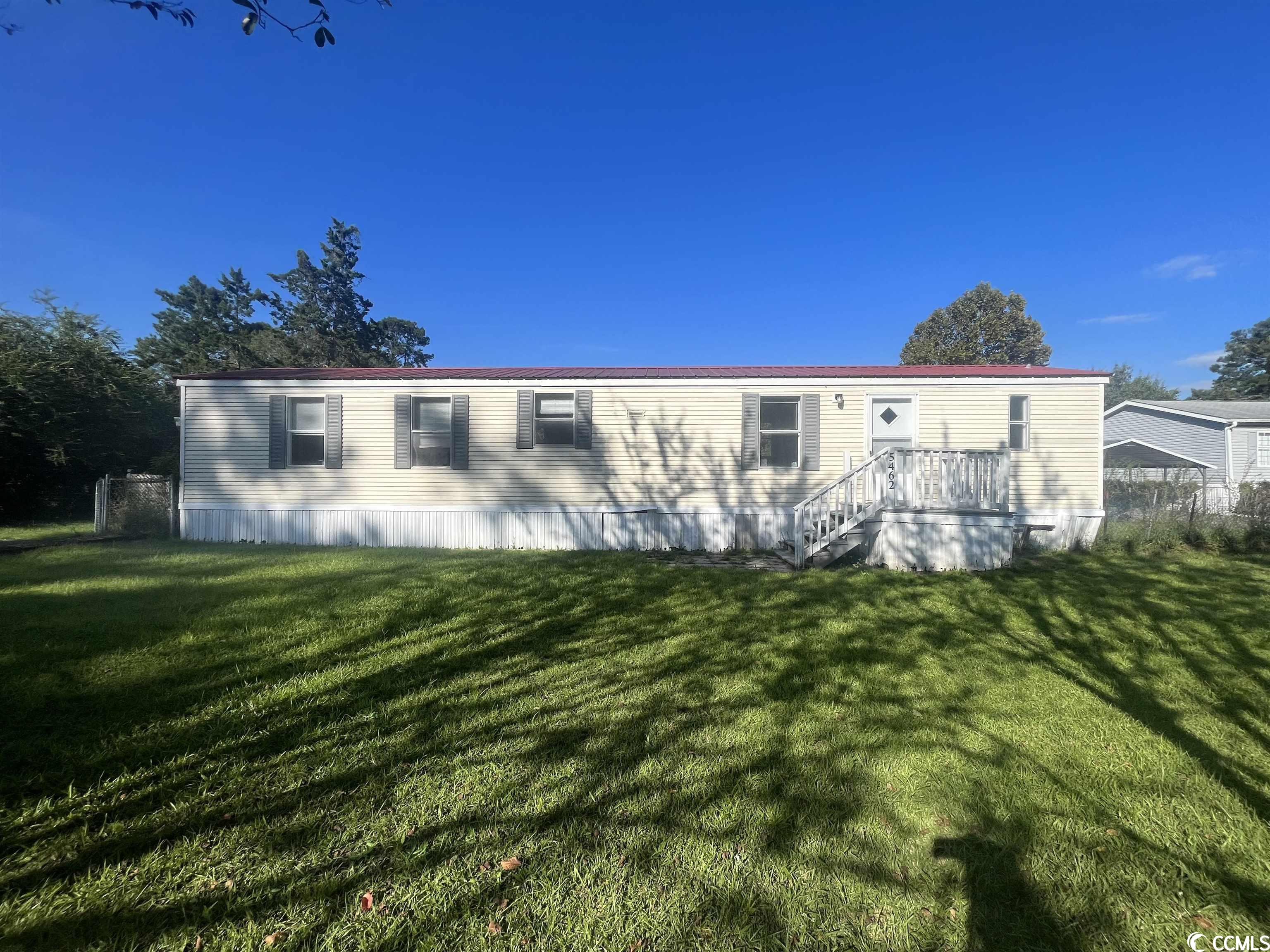 two bedroom 2 bath mobile home with large fenced in back yard and detached shed! no hoa!  lvp flooring throughout home. roof was installed in 2017. ready to make this your home, or add it to your rental portfolio today!!  just a few minutes from downtown conway. seller is selling in as-is condition.