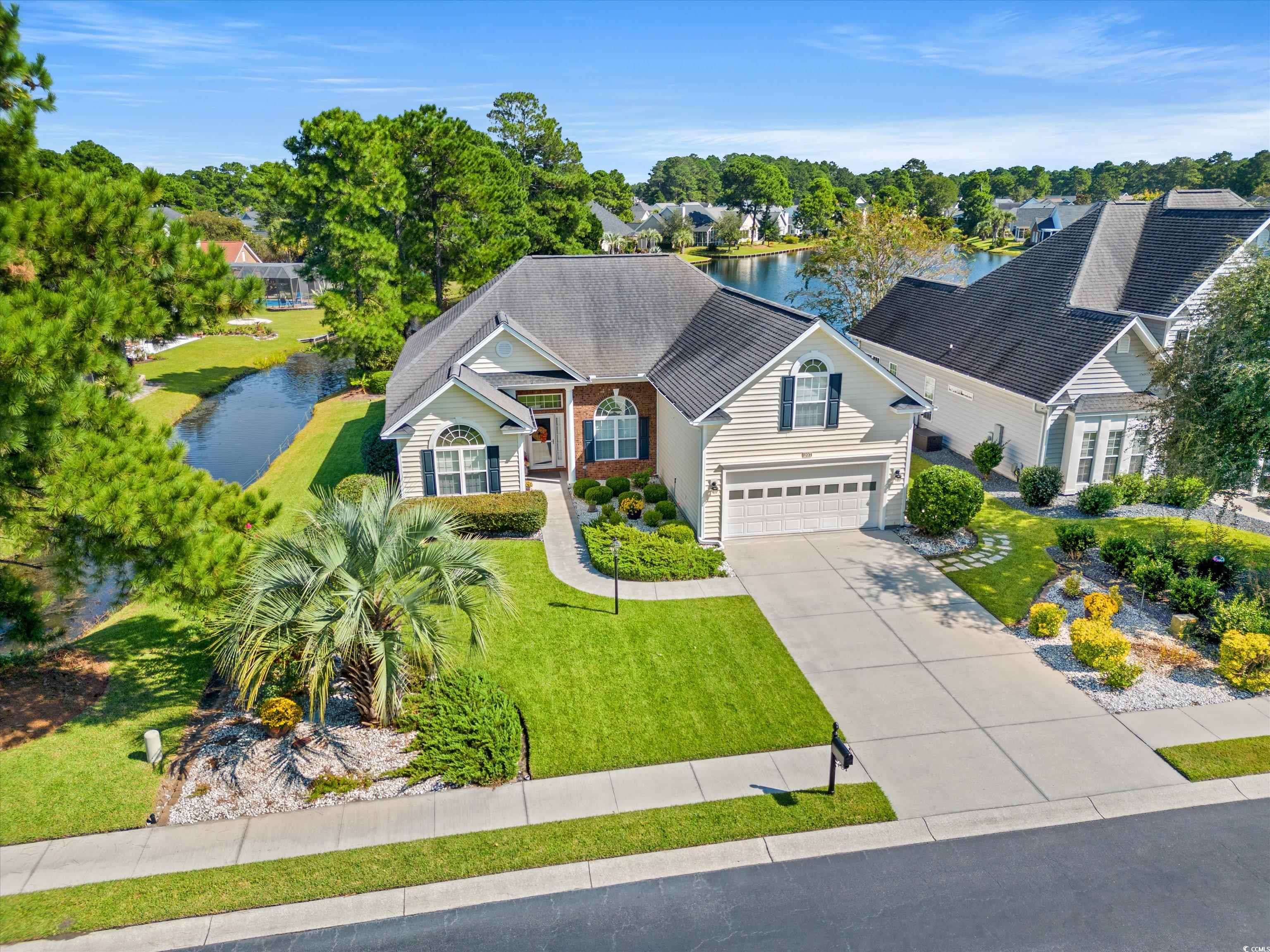 here's your opportunity to own a well maintained home in the popular 55+ community of ridge lake in the burning ridge golf course area of conway. this original owner home had some very smart adjustments to the floor plan that make each square foot well used. features you'll love include the spacious kitchen with a large center island, a wine fridge, granite counters, and stainless appliances and two pantries. a formal dining room as well as a breakfast nook and breakfast bar provide plenty of space for family and friends to come over for a meal. there is plenty of living space with the spacious living room with a propane/electric fireplace that looks out over the backyard and pond through the bank of french doors with transom windows over them. in addition, there is a flex space currently being used as a den/office. downstairs includes a spacious primary bedroom with lots of windows and a walk in closet. the primary bathroom has a double vanity, jetted tub, and a recently added large walk in tile shower. bedroom two is also downstairs along with bathroom 2. the laundry room was adjusted when the home was built and offers enough space for a craft area or just additional storage. upstairs is another full bedroom with its own bathroom and separate hvac unit so you can use it only when needed. outside, you'll enjoy the screened back porch and patio for a morning cup of coffee or a cookout. the community has a small clubhouse and pool and is gated. the hoa is self managed and has a very reasonable hoa fee. ask your agent for the full hoa document set and list of appliance updates.