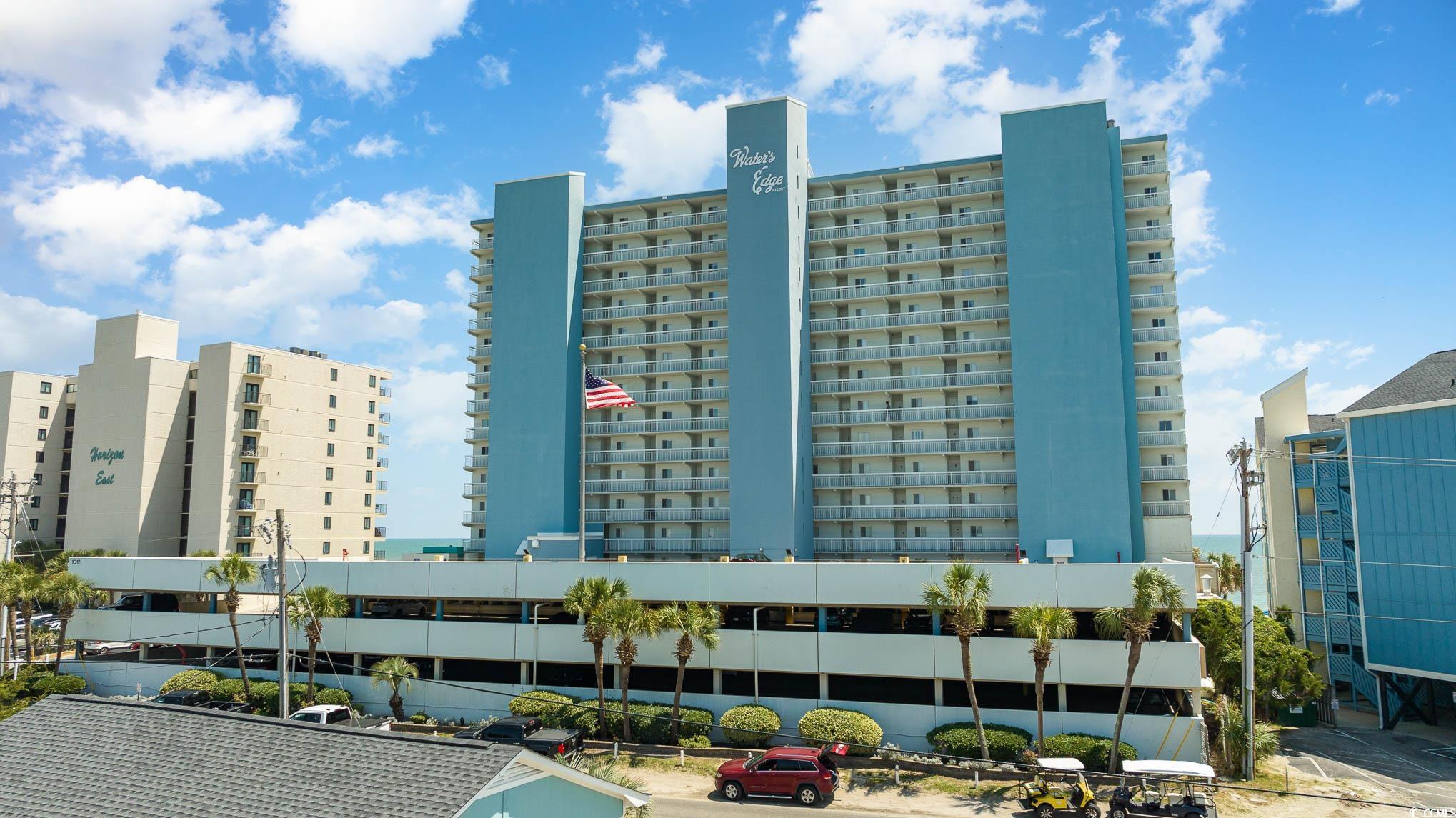 welcome to "the palms" located in the infamous waters edge resort in the heart of waccamaw drive of murrells inlet. this beach side unit gives you the vibes of a tropical paradise while still feeling cozy like home. relax on the balcony while smelling the fresh salt in the air and enjoy the views for miles of ocean sand and sun! open concept to give plenty of space for you and guests to sprawl out or entertain from kitchen to living area. first floor level so no long wait times for elevators to gain entry. plenty of amenities on the compound such as indoor/outdoor pools, a spa, a local hangout underneath the building, and direct access to the atlantic waves. being in this building makes for an easy commute to surfside beach or garden city piers within minutes. wither for a primary or secondary home this condo will not disappoint!