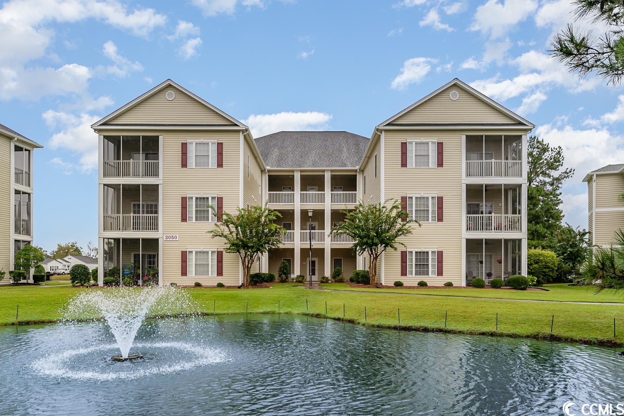 Welcome Home! This Beautiful Move-in-Ready, Immaculate 3 bed/2 Bath, 2nd Floor Unit has New flooring in Master Bedroom and Family area, New Kitchen stove, dishwasher, micro, kitchen faucet, backsplash, new lighting fixtures/fans. Private balcony over looking pond. Unit is being sold furnished. All personal items and some wall hangings do not convey, ask your agent for complete list of what DOES NOT convey. Great primary home or vacation get-a-way. Unit has never been rented. The Owner's Pride is shown throughout this home. You are close to beach, restaurants, shopping and everything else Surfside Beach has to offer. Enjoy your Community Pool that is just steps away from your door. Golf Cart is negotiable.