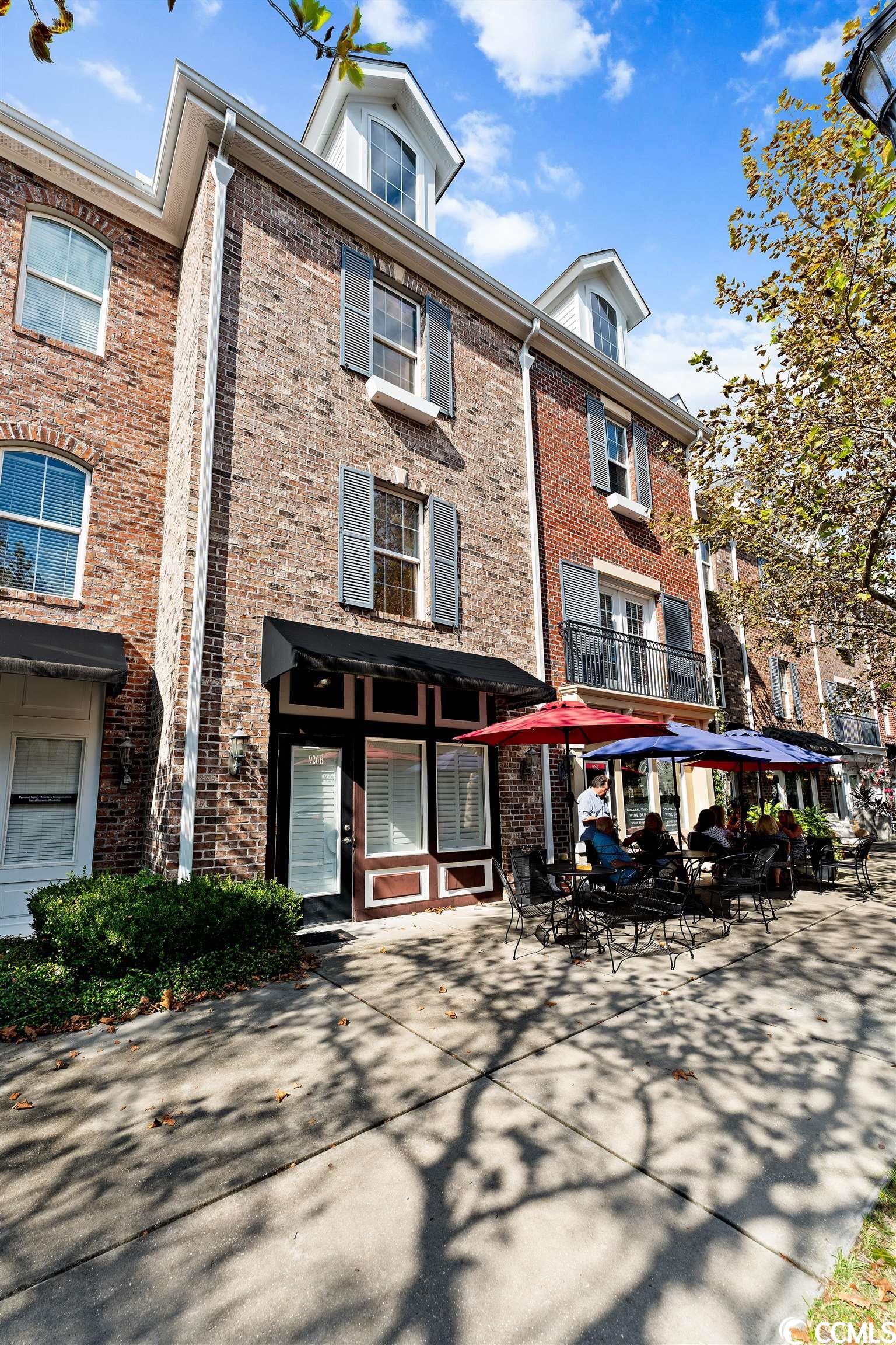 fantastic opportunity for investors! don't miss out on the only live/work unit available at this time.  located in the soho shops on iris street, it consists of a retail space on the ground floor (currently used as a storage/office facility), and the 2 bedroom 2.5 bath residential unit upstairs.  the second level greets you with an inviting open kitchen featuring granite countertops and stainless steel appliances; dining/living area with updated flooring, a separate powder room and a laundry room. both bedrooms with adjoining full bathrooms are located on the third level. master bath features double sink. plantation shutters have been thoughtfully installed throughout the entire unit, adding a touch of charm and privacy. the market common offers upscale retail, diverse dining, and entertainment at your doorstep. nearby city parks, trails, and sports facilities create a vibrant, pedestrian-friendly community.
