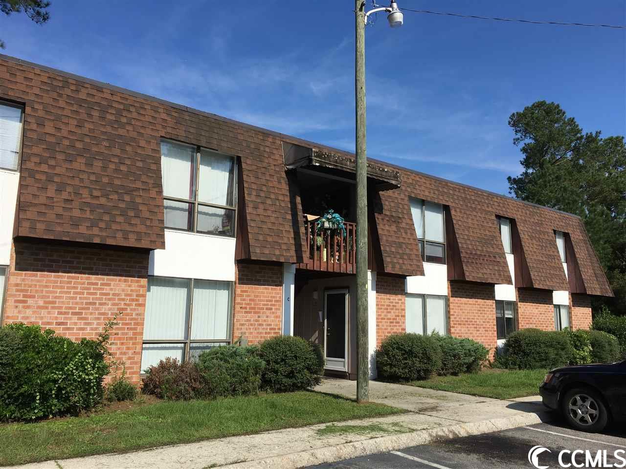 2 bedroom, 1 bath, 2nd floor condo with an open floor plan that features custom paint, and wood flooring, easy access to coastal carolina university or horry-georgetown tech. rent includes water/sewer, pest control, trash pick-up and access to the community pool no smoking no pets