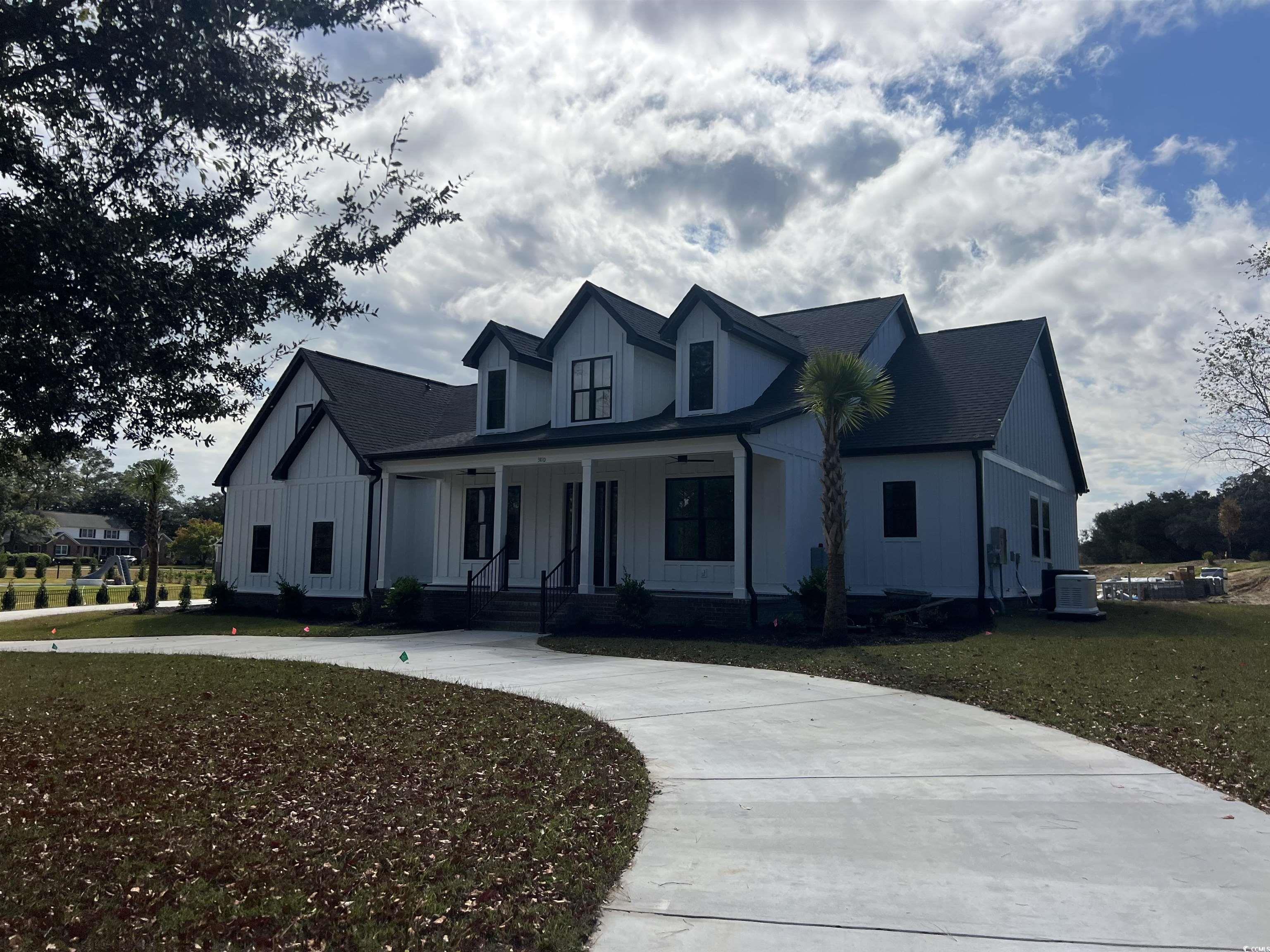 RARE OPPORTUNITY!!!Construction to begin mid- November on this home located on a large estate lot in the beautiful community of Wild Horse. This unique NO - HOA community allows you privacy, peace and quiet just a short drive away from Carolina Forest. Thanks to International Drive, you can be on the white sandy beaches of the Atlantic coast within minutes, or 9 miles from Conway. As you enter into Wild Horse you are greeted by Spanish Moss that drapes from the large oaks that line the entrance and throughout the neighborhood. Truly Breathtaking!!!   This farmhouse style home features a beautiful grand front porch great for sitting back and relaxing. Off the foyer to your right, you a greeted by an office. The kitchen has plentiful cabinets with a large island, stainless steel appliances, and granite.  The dining area offers a tray ceiling. The great room has a cathedral ceiling, a gas fireplace, and built ins. This split bedroom floorplan features a master suite with tile shower, soaking tub, double vanity and large walk-in closet.  The master bedroom will also a have tray ceiling.   Across the home are the other four bedrooms and two baths. Upstairs features a bonus room with its own private bathroom.  The house will also have an upgraded trim package, security system, irrigation just to name a few upgrades.  Oversized back porch with a screened area.  Brick skirt with Cement board siding.  Irrigation with shrub and landscape package. The large estate yard gives you plenty of room to add a gazebo, a pool, and even a separate garage.  The possibilities are endless!!  DON'T HESITATE!!  DON'T MISS THIS OPPORTUNITY TO HAVE YOUR DREAM HOUSE IN SUCH A BEAUTIFUL PEACEFUL COMMUNITY!!