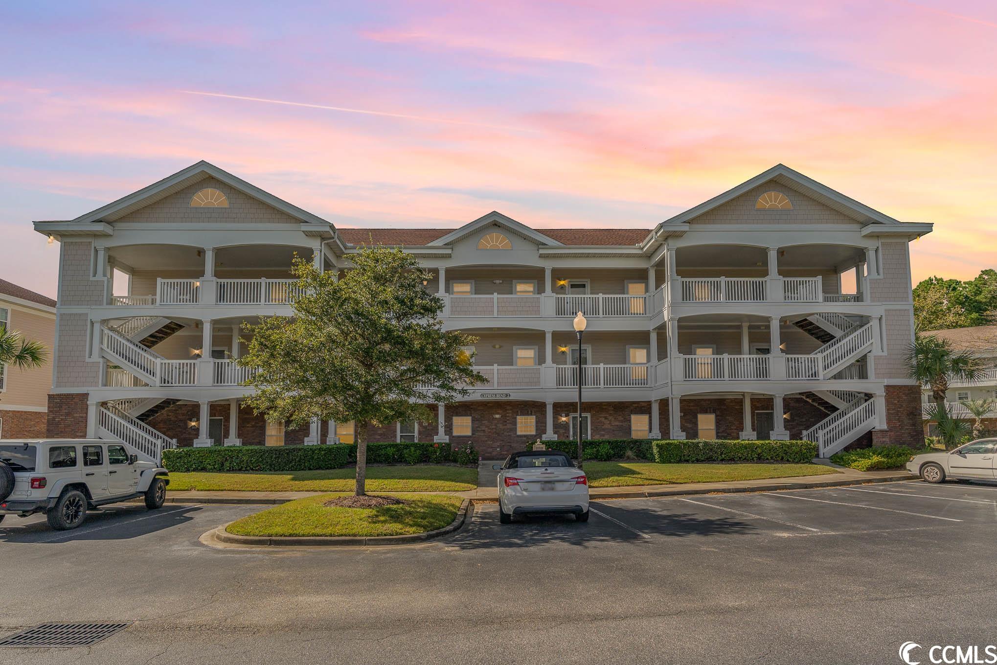 welcome to the cypress bend community at the barefoot resort.  this tastefully decorated two bedroom, two bathroom condo boasts beautiful ponds views, perfect for enjoying your morning coffee.  the end unit offers additional windows creating an abundance of daylight throughout the unit.  a well maintained and barely used second home, offering brand new dining and living room furniture.  a few of the recent improvements include a rebuilt rear deck, replacement of high impact hurricane windows, and a triple slider.  renovations in 2019 include all new lvp flooring and carpeting, new stainless steel refrigerator, microwave, and stove.  the hot water heater, ac condenser, and smoke/carbon monoxide detectors have also been updated.  a perfect golf and beach retreat, just a short walk from the community pool, and additional access to the 15,000 sq/ft saltwater pool, overlooking the beautiful intercoastal waterway and marina.  best of all owners have access to the three story beach cabana with private parking, as well as the beach shuttle that runs in season.  let's not forget the four championship golf courses on property, and so close to dining, shopping, and nightlife to enjoy.