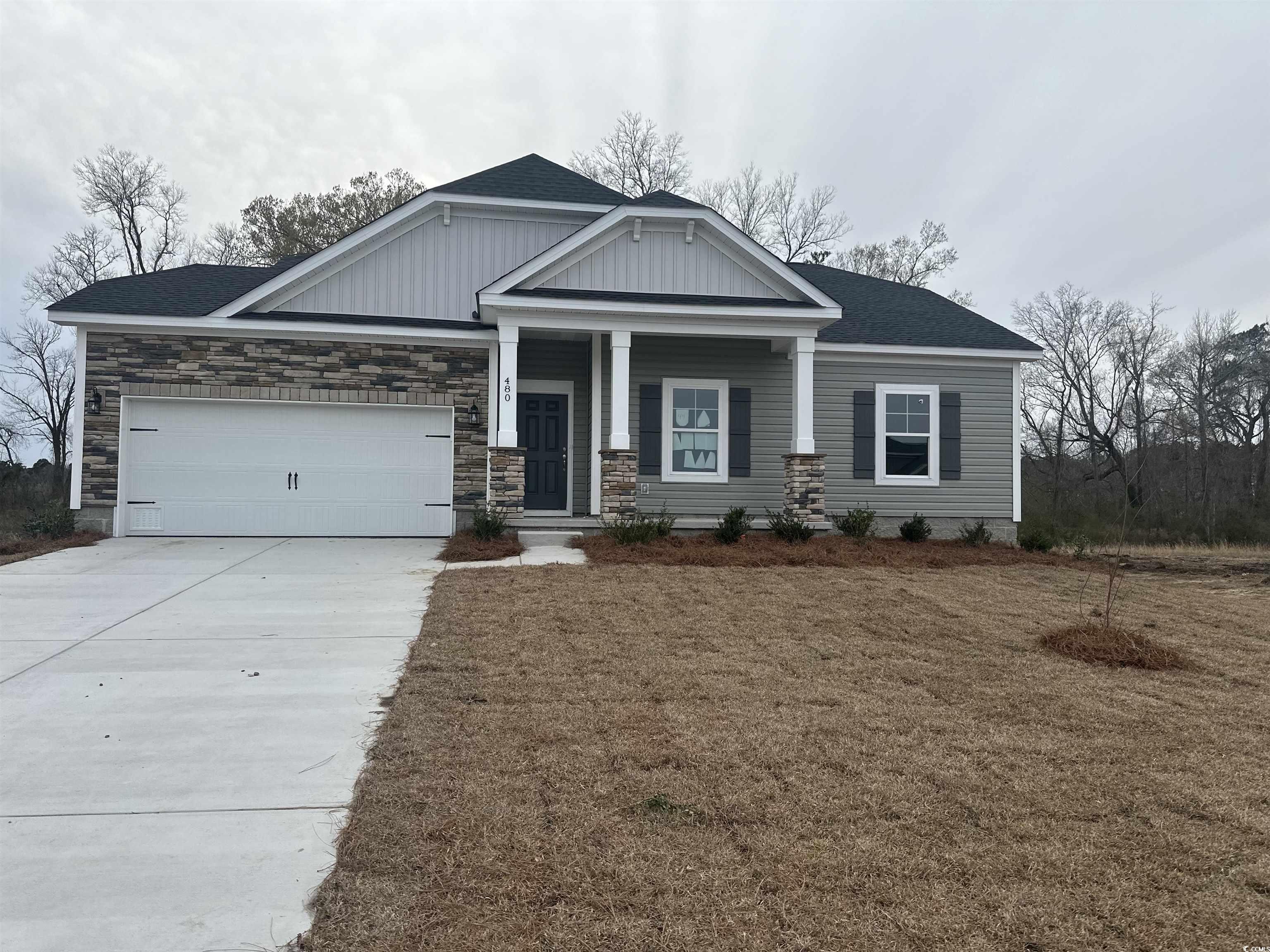 located just 4 miles from beautiful, historic downtown conway on highway 905, grissett landing is the southern lifestyle at its best. escape the hustle and bustle of the beach traffic yet be close to all the amenities that myrtle beach and north myrtle beach have to offer. grissett will have direct access to the waccamaw river with a place to throw your fishing line or launch your kayak in at the community dock. we will offer a variety of great livable floor plans and low hoa fees. all photos used are stock photos of the same home model from other communities. the oliver ii b on lot 44 is a 3 bedroom, covered patio, irrigation, ltv in kitchen, greatroom, full baths and laundry, tile backsplash in kitchen, granite, built in bookshelves, 2 car garage and stainless appliances.