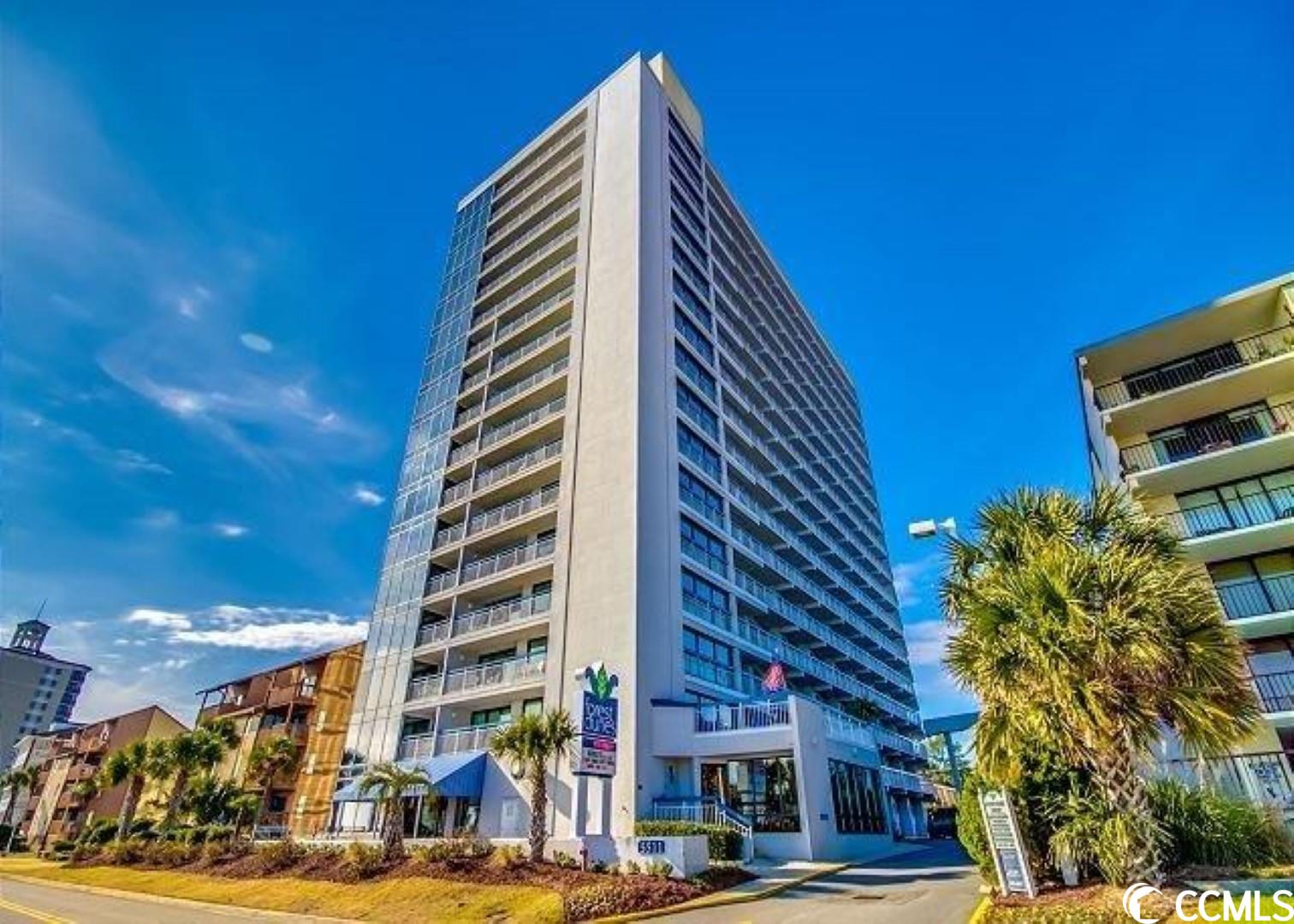 Welcome to this spacious and luxurious 3-bedroom, 2-bath condo, perched on the 17th floor of the Forest Dunes – a true gem with captivating ocean vistas. Inside, this condo has been thoughtfully upgraded with exquisite LVP flooring, creating a modern and elegant ambiance. The choice of tranquil colors enhances the feeling of serenity, making it the perfect retreat from the hustle and bustle of daily life. With its bright, clean, spacious, and open floor plan, it's a canvas waiting for your personal touch to transform it into your dream coastal oasis.  The living area is an absolute showstopper with its floor-to-ceiling windows that stretch as far as the eye can see, treating you to endless miles of oceanfront beauty. It's an experience where words can hardly do justice. Inside and you'll immediately be drawn to the generously sized Master Bedroom, complete with a cozy sitting area and a private balcony that offers unparalleled ocean views. Imagine waking up to the soothing sounds of the waves and basking in the breathtaking sunrise every morning. Nestled in the coveted "Golden Mile" section of Myrtle Beach, this condo is not just a home; it's a gateway to a world of convenience. You'll find yourself near a plethora of retail shops, dining establishments, and entertainment venues, ensuring that every day is filled with excitement and possibility. Forest Dunes offers an array of amenities that make every day feel like a vacation. Whether you want to take a dip in the indoor and outdoor pools, float along the lazy river, or to hit the beach, it's just a short stroll across the street. This condo isn't just a property; it's a lifestyle. It's an opportunity to wake up to the ocean's beauty, indulge in resort-style living, and embrace the vibrant atmosphere of Myrtle Beach. Don't miss out on making this incredible place your own.