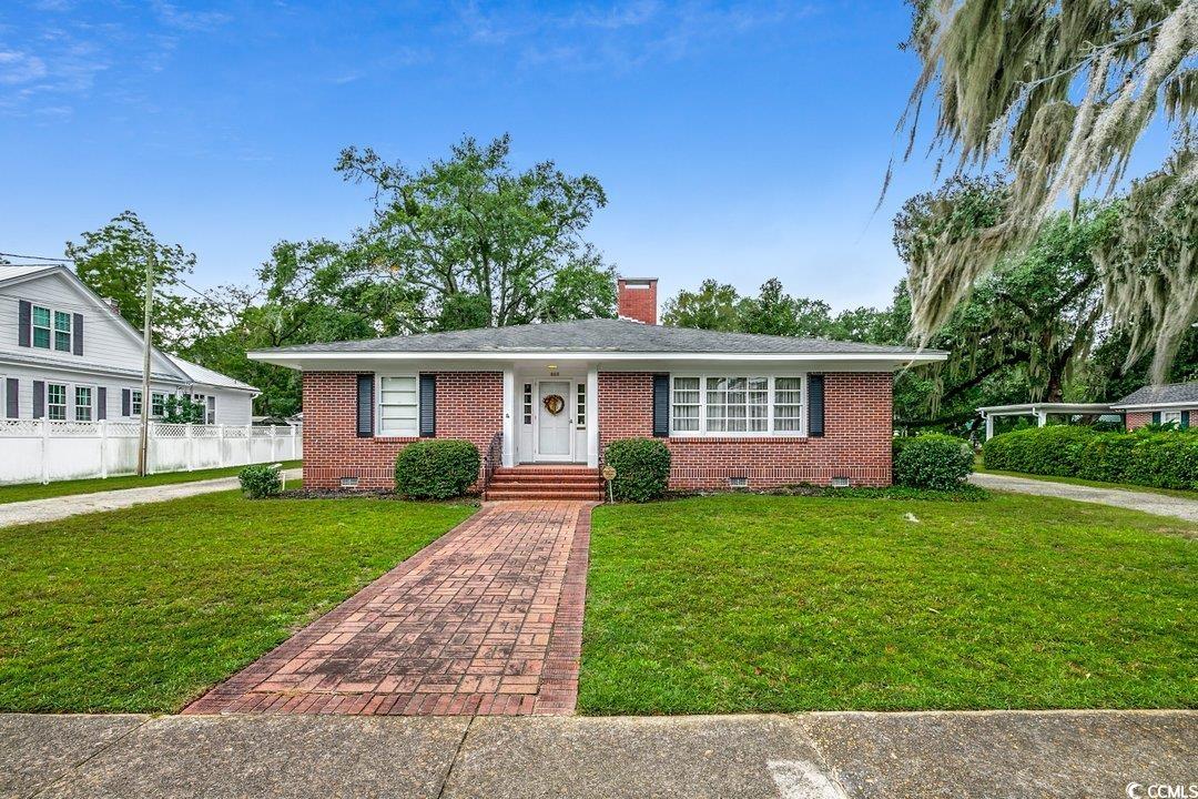 here's your chance to own a little piece of history in downtown conway. this all brick 3 br/2 ba home is being sold " as-is".  this home was built in 1969 and has a formal dining  and living room with decorative fireplace. kitchen features wall oven, cooktop, plenty of cabinets for all of your storage needs and a breakfast nook. there is a den just off of the kitchen and it has built in cabinets on either side of the gas fireplace. master suite had a double sink vanity and a separate tub and shower. spacious backyard and a short walk to downtown conway. schedule your showing today.