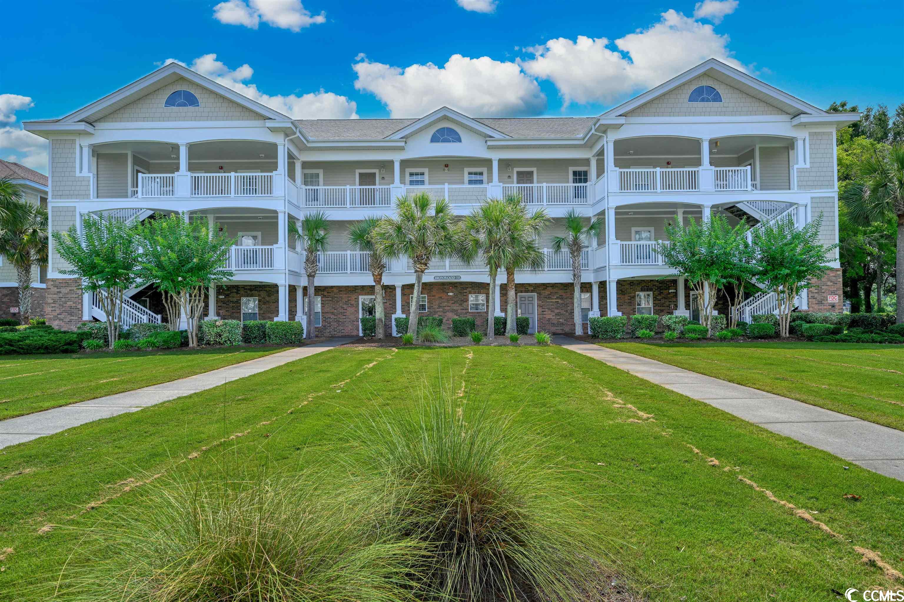 this must-see 2 bed, 2 bath condo is located in the ironwood community within the highly sought after barefoot resort & golf development. the stylish kitchen offers plenty of storage, granite countertops, stainless-steel appliances and tile flooring. the open floor plan features an abundance of natural light and a spacious dining/living room combo that opens to a balcony where you can take in stunning views of the golf course on the 15th tee. the bedrooms are spacious and comfortable. with updated lvp flooring and walls painted in soft, neutral colors, they are a true haven of rest and relaxation.