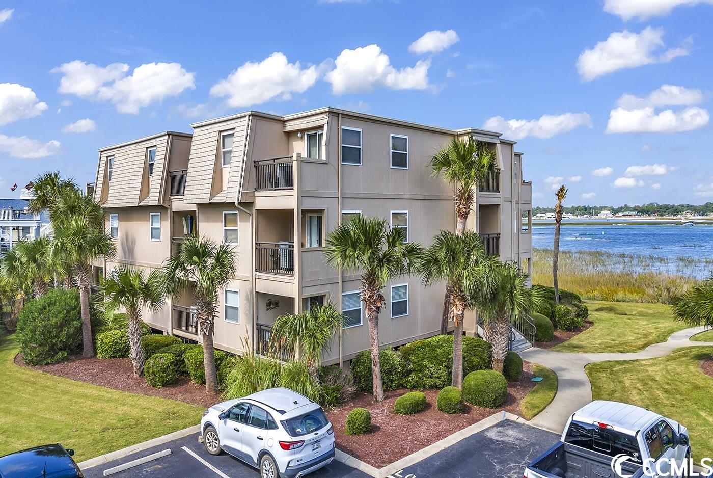 discover your coastal sanctuary at inlet pointe in garden city beach. this two-bedroom one bath furnished condo is located on the third floor in the building that is on the marsh. it has amazing views of the marsh and you can see the ocean from the balcony. inlet pointe is a gated community with many amenities including a marsh front swimming pool, long new dock, boat storage, and private access to the beach across the street.   inlet pointe is situated on 3.5 acres of land so there is plenty of outdoor space and a beautiful area to grill and watch the spectacular sunsets. speaking of boats, this condo is being sold with a 17-foot wahoo boat and trailer. boat is being sold ‘as is”. inlet pointe is just a short walk to two restaurants and a marina. short term rentals are allowed.