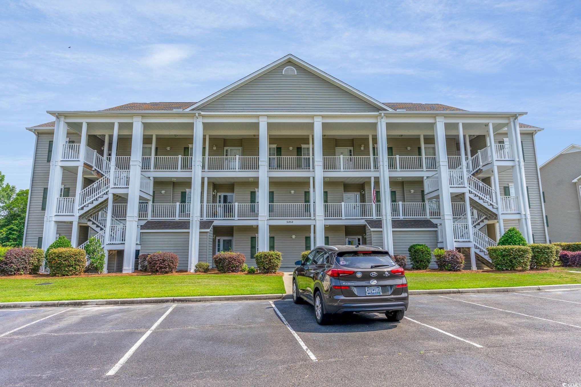 investors only: property 5852 longwood dr, murrells inlet, sc is a corner unit condominium that was built in 2003. it is located in a peaceful neighborhood of blackmoor golf course with direct views of the golf course. this beautiful condo boasts a spacious living area with a total finished area of approximately (+/-)1,284 sq. ft. of living space. this second floor walk-up condo features a well-designed layout with three bedrooms, two full bathrooms, laundry in unit, the unit has been totally renovated with fresh paint, new carpet, new stainless steel appliances, new light fixtures and ceiling fans; providing convenience and privacy for the residents. there is also a remote storage unit on the ground level and unassigned parking for two vehicles. there is a community swimming pool and a common ground grill for you pleasure. murrells inlet, sc is known for its natural beauty, vibrant community, and proximity to the coast. this location offers a desirable lifestyle with easy access to beaches, shopping centers, restaurants, and outdoor recreational activities. the property's location on longwood dr. provides a quiet and safe neighborhood, making it an ideal place to call home. overall, property 5852 longwood dr, murrells inlet, sc is a condo built in 2003 with a total finished area of approximately (+/-)1,284 square feet. it offers three bedrooms, two bathrooms, a spacious living area, and is ideally located in a peaceful community. unit is currently rented with a one year lease in place (till oct. 2024) with excellent tenants. no showings available. financial documents available for qualified investors with confidentiality agreement.