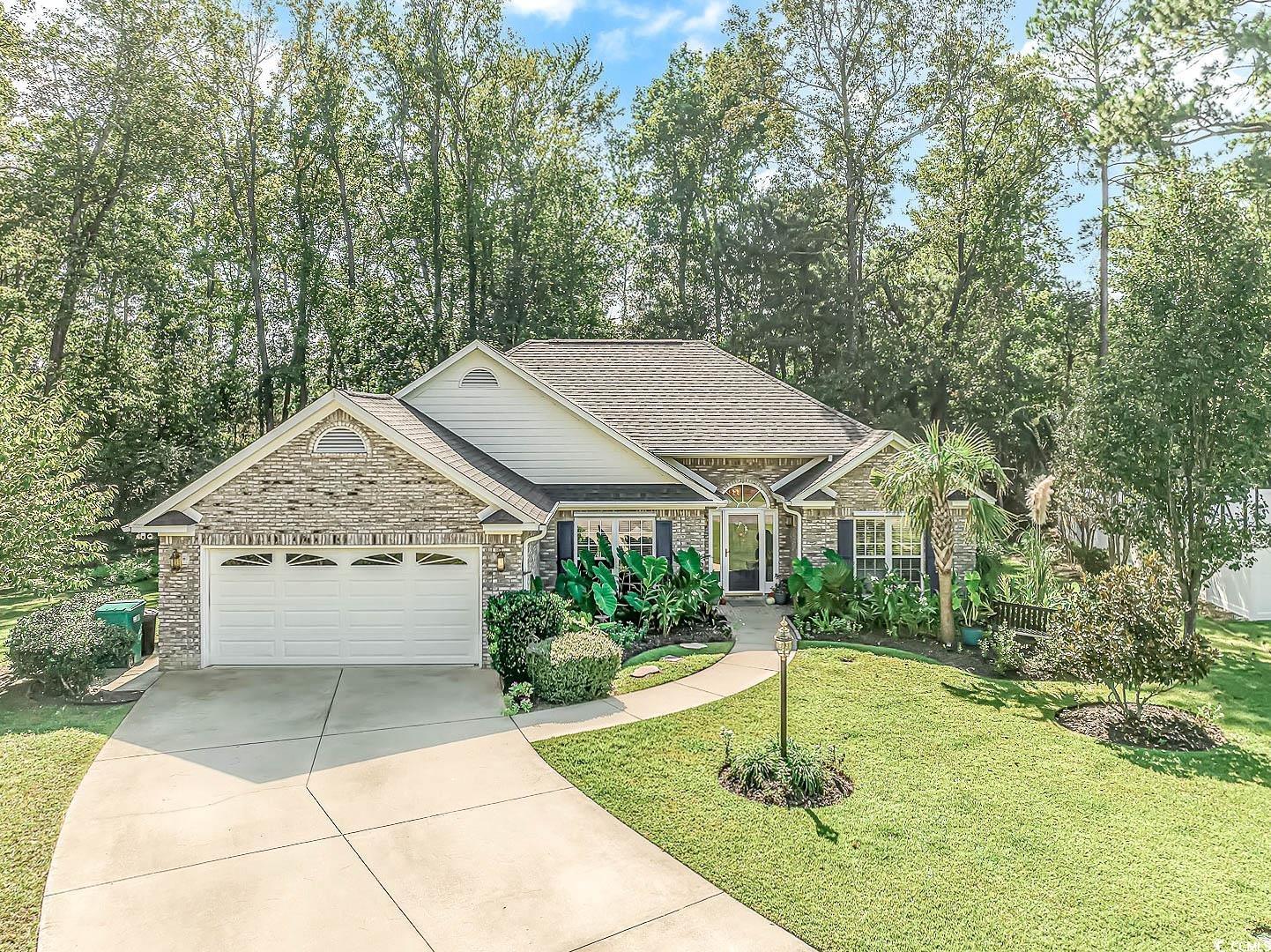 living in sc is a great lifestyle!   but, when you have an opportunity to find a custom built home on nearly half an acre, nestled in a quiet, cul de sac with mature foliage and within minutes to the beach, intracoastal waterway, the fishing village of little river, a sports complex, schools, hospital, main street north myrtle beach, shopping and nearby myrtle beach, then you have a fantastic lifestyle!!  best location ever for this 3 bedroom, 2 bath home featuring an all seasons carolina room , cathedral style great room with fireplace, dining room,  open foyer, back deck and a perfect little fenced  area for your pet. granite and newer stainless steel kitchen appliances with eat in nook and breakfast bar, hvac 2017, air purifier 2018, roof 2021 and a storage shed in addition to 2 car garage.