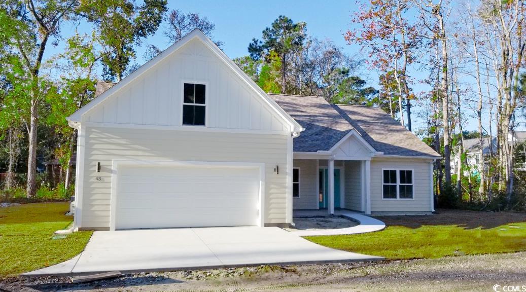 brand new home located golf cart distance from creek fishing, and the beach on pawleys island.  master suite features two closets and one is a large walk-in.   the en suite bath has double vanity, custom tiled shower with a bench, linen closet, and private water closet.  large open great room, dining, and kitchen combination.  additional flex room can be a formal dining room, office, hobby, or play room.  two more spacious bedrooms and second bathroom all on main floor.   the fourth bedroom is located upstairs.  walk-in attic storage as well.  easy to see, come by now.  listing agent is co-owner.