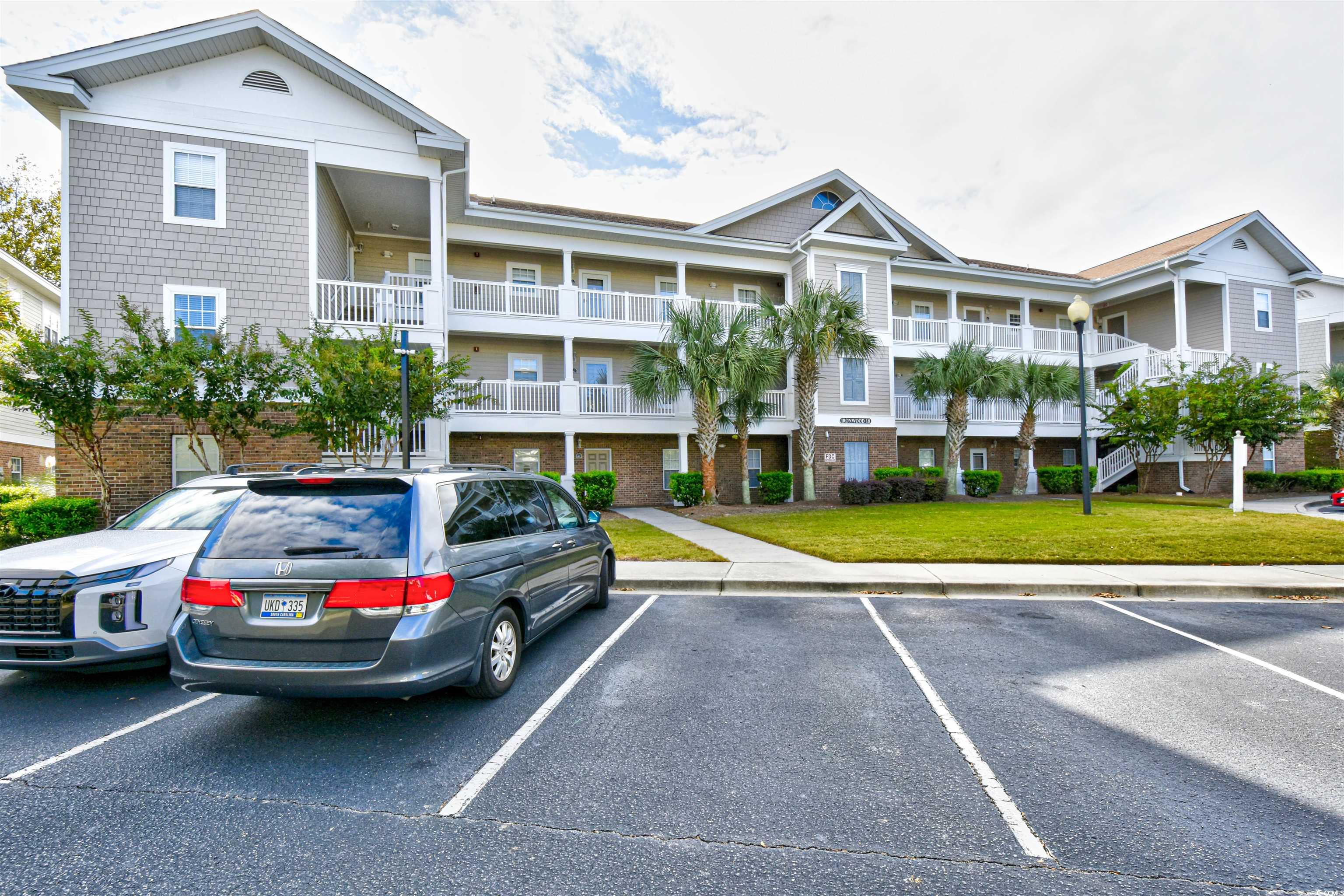 don't miss this opportunity to own this 2-bedroom 2 bath condo in barefoot resort.  sit and relax on your private balcony just perfect for enjoying your morning coffee or afternoon cocktail while looking out to the view of the intercoastal and the 14th hole on greg normans golf course. attached is an outside storage closet for all your beach items and golf clubs.  this unit is located in ironwood, the only condo community in barefoot to have its own tennis court, volleyball court and basketball court for added enjoyment year-round. the hoa fees are the best deal on the grand strand, including basic cable, internet, water, sewer, trash, pest control, building insurance & landscaping. the amenities of barefoot are second to none, private beach cabana with gated parking and seasonal shuttle service, four championship golf courses, onsite restaurants and pools. barefoot is located just minutes from the ocean and closet all that north myrtle beach and the surrounding area has to offer. here you will find endless choices of activities, including golf, restaurants, shopping and entertainment for the whole family!