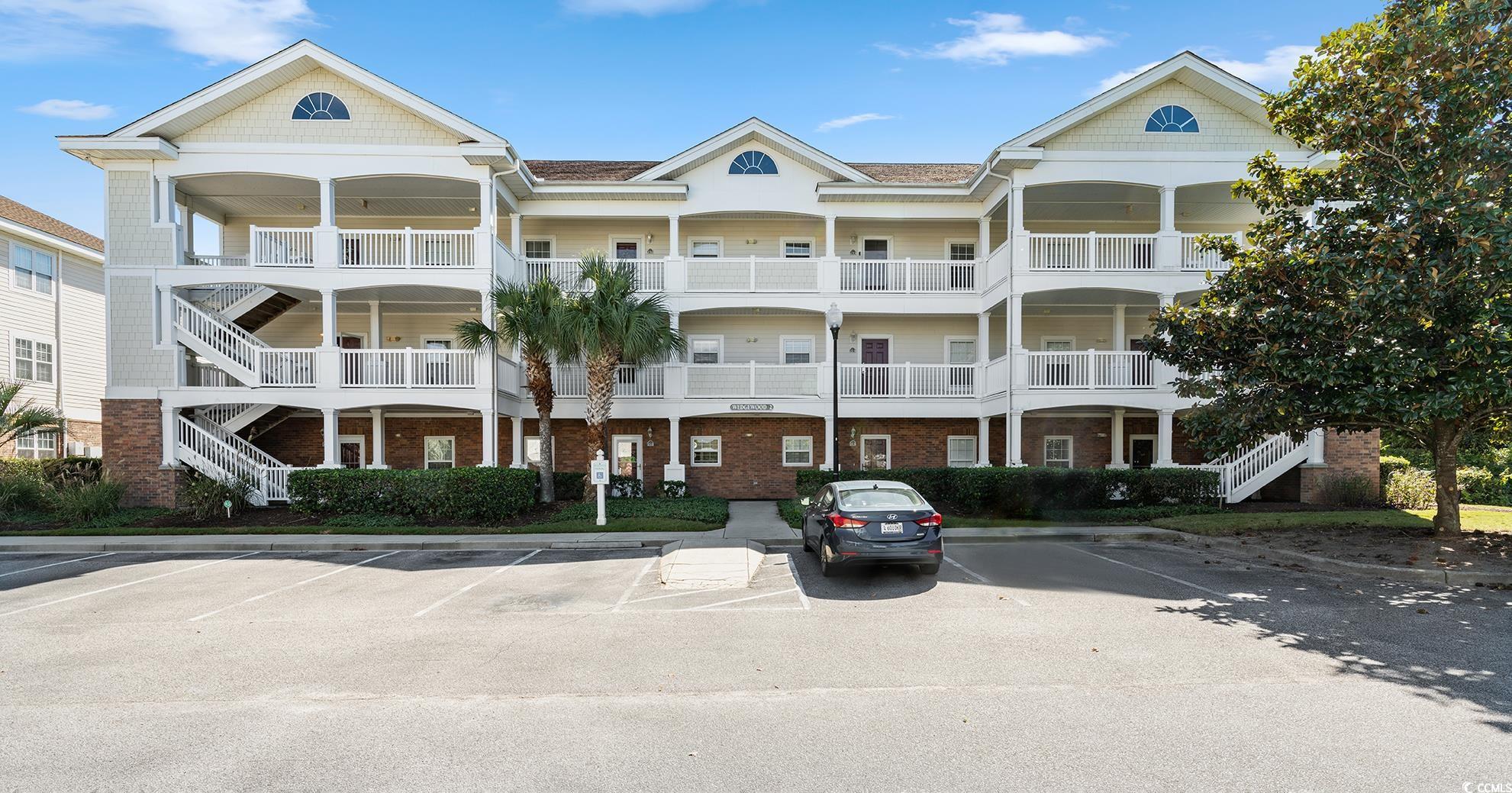 welcome to the epitome of luxury living at wedgewood community in barefoot landing! this stunning partially furnished ground floor, end unit condo contains 2 bedrooms, 2 bathrooms and 1.5 parking spaces, ensuring convenience and comfort for you and your guests. as you step into this exquisite unit, you'll be greeted by spacious ceilings that create an open and airy ambiance. the condo has been meticulously maintained, ensuring a move-in ready experience for the lucky new owner. this end unit contains extra windows allowing plenty of natural light to fill the condo. but it doesn't stop there. prepare to be captivated by the breathtaking golf course view from the back screened in porch that will leave you feeling like you're living in a picturesque paradise. imagine waking up every morning to the serene beauty of the greens, ready to conquer the day ahead. convenience is key at this prime location, as you'll have a plethora of options just a golf cart ride away.  the wedgewood community contains multiple pools for residents as well as access to the 15,000 square foot swimming pool overlooking the intercoastal waterway. this property has access to the new private multimillion dollar beach cabana with gated parking and offers a shuttle service to the beach that runs from memorial day to labor day! barefoot resort has four on site  championship golf courses, multiple clubhouses, restaurants, water marina, and a 30-acre driving range. barefoot resort is located across the intercoastal waterway from barefoot landing. barefoot landing, a premier retail destination in north myrtle beach, offers over 250,000 square feet of shopping, dining, attractions and entertainment. check out the i-guide for a virtual walk-through!