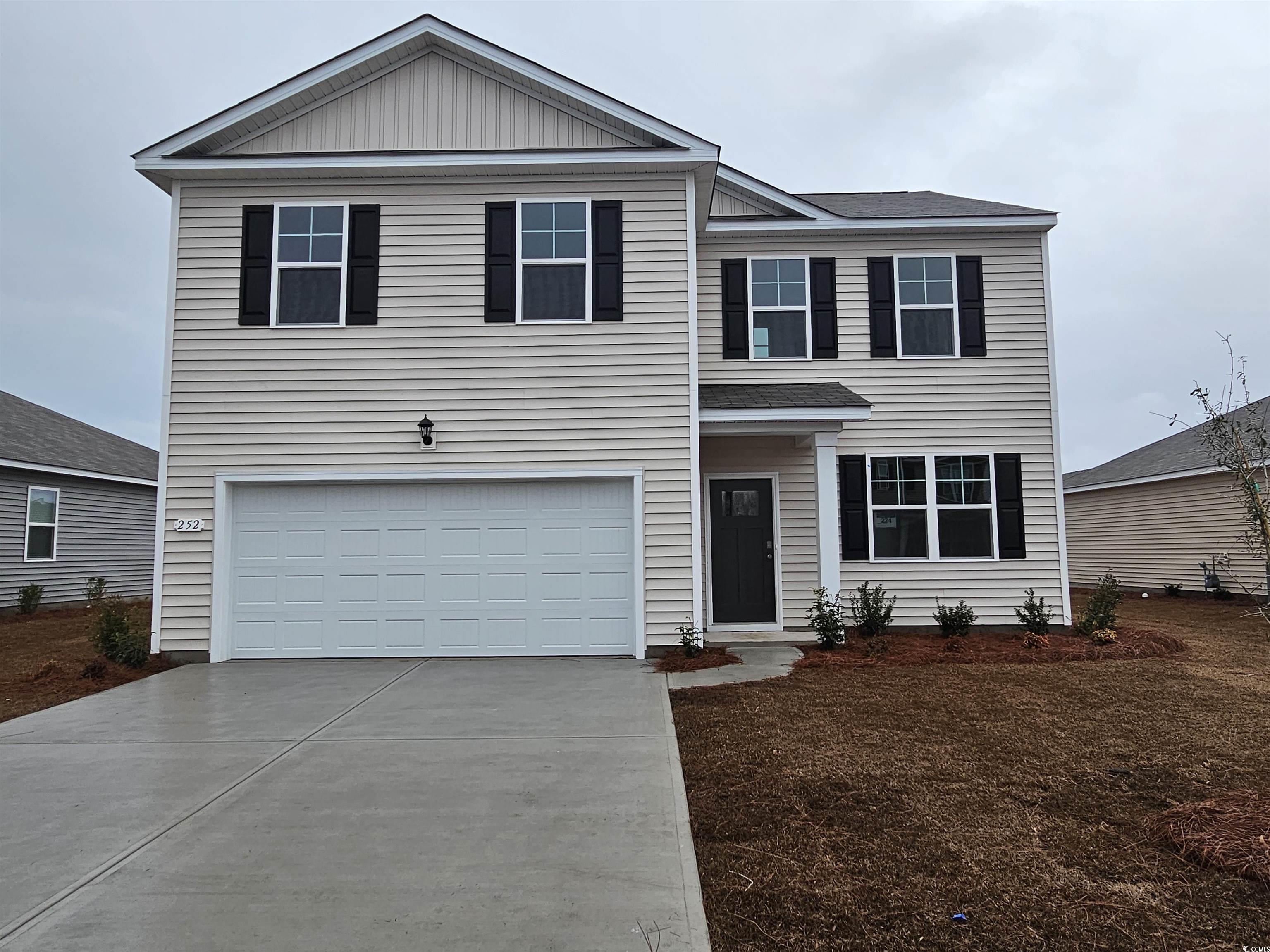 the next phase of oyster bluff is now open! natural gas community just minutes away from shopping, dining, and the beach. this spacious two-story home has everything you are looking for! with a large, open concept great room and kitchen you will have plenty of room to entertain. large island with breakfast bar, stainless whirlpool appliances, and a walk-in pantry. the first floor also features a great size flex room which could be used as a home office, formal dining room, or den. your primary bedroom suite awaits upstairs with huge walk-in closet and private bath with double sinks, 5 ft. shower, and linen closet. tankless gas water heater and a 2-car garage with garage door opener also included. it gets better- this is america's smart home! ask an agent today about our industry leading smart home technology package that is included in each of our new homes. *photos are of a similar galen home. (home and community information, including pricing, included features, terms, availability and amenities, are subject to change prior to sale at any time without notice or obligation. square footages are approximate. pictures, photographs, colors, features, and sizes are for illustration purposes only and will vary from the homes as built. equal housing opportunity builder.)