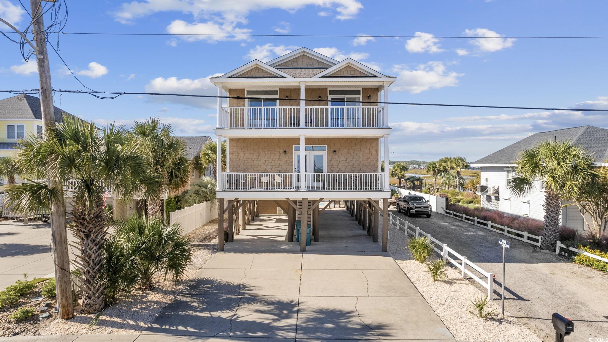 a stunning property nestled amidst the picturesque landscapes of garden city beach awaits your arrival. this remarkable home offers mesmerizing views of both the inlet and the ocean, creating a serene and inspiring setting for its privileged occupants.  upon crossing the threshold, you'll be greeted by a thoughtfully designed open-concept floor plan that floods the space with natural light, crafting an inviting and spacious ambiance throughout. boasting seven generously sized bedrooms, each offering a breathtaking view, along with five well-appointed bathrooms and an additional half bath, this property provides ample living space for you and your loved ones. noteworthy enhancements include recently replaced hvac systems, a new washer and dryer, and all-new furnishings, with the house being meticulously repainted to ensure your utmost comfort and convenience.  the outdoor area is equally impressive, featuring a private pool in the backyard. whether you seek relaxation or plan to entertain guests, this space offers the ideal retreat.  each bedroom offers a unique and awe-inspiring view, allowing you to bask in the beauty of your surroundings from multiple vantage points.  furthermore, this home is being offered fully furnished, making it ready for immediate occupancy. you can promptly start enjoying all the luxury and comfort it affords, transforming this residence into more than just a property—it's a sanctuary where you can live, unwind, and immerse yourself in the coastal splendor of garden city beach. don't let this exceptional opportunity slip through your fingers; seize the chance to experience the finest in coastal living, where the beauty of nature and luxurious living harmoniously coexist.