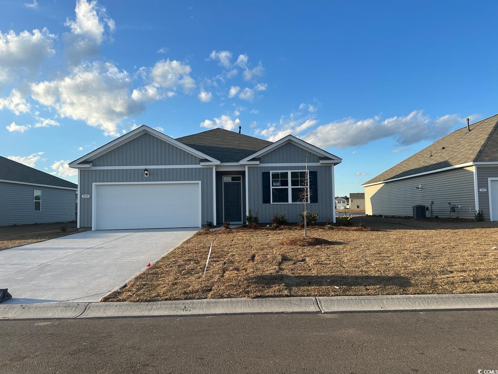 the perfect location; close to conway medical center, college, downtown conway, myrtle beach shops/restaurants and beaches. this new community offers a clubhouse, pool and fitness center! our cali plan is a thoughtfully designed one level home with a beautiful, open concept living area that is perfect for entertaining. the kitchen features granite countertops, an oversized island, 36" cabinetry, a walk-in pantry, and stainless appliances. the large owner's suite is tucked away at the back of the home, separated from the other bedrooms, with a walk-in closet and spacious en suite bath with a double vanity, 5' shower, and separate linen closet. spacious covered rear porch adds additional outdoor living space. this is america's smart home! each of our homes comes with an industry leading smart home package that will allow you to control the thermostat, front door light and lock, and video doorbell from your smartphone or with voice commands to alexa. *photos are of a similar cali home.  (home and community information, including pricing, included features, terms, availability and amenities, are subject to change prior to sale at any time without notice or obligation. square footages are approximate. pictures, photographs, colors, features, and sizes are for illustration purposes only and will vary from the homes as built. equal housing opportunity builder.)