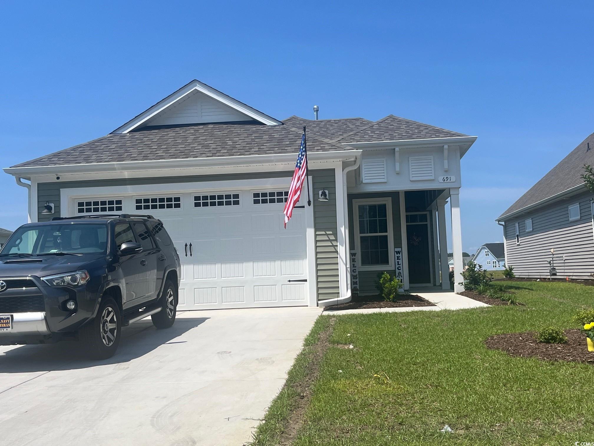 adorable 3 bed, 2 bath home. master has 5 ft shower with tile walls. bridgewater homes all have gas heat, cooking, tankless gas water heater, doorbell cameras, digital front door locks and keypad on inside home of home for "smart" features-all that you can access from your phone.