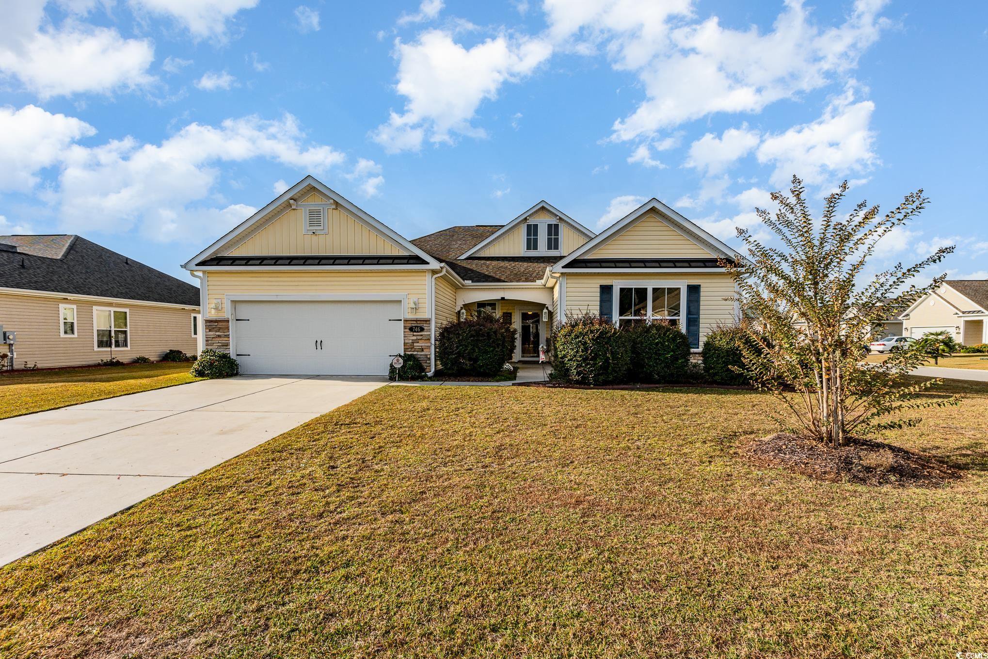 this stunning 3-bedroom, 2.5-bathroom home offers the perfect blend of modern elegance and comfortable living. this home has been meticulously maintained, making it a true gem in the neighborhood.  as you step through the front door, you're greeted by an open and inviting living space that exudes warmth and style. the spacious living room, adorned with large windows, allows an abundance of natural light to flood in, creating a bright and cheerful ambiance. the open floor plan seamlessly flows into the well-appointed kitchen, which features beautiful cabinetry, granite countertops, and modern stainless steel appliances, making it a chef's dream come true.  the master suite is a sanctuary of its own, offering a peaceful retreat after a long day. with an en-suite bathroom and ample closet space, it's the perfect private haven. two additional bedrooms provide plenty of room for family or guests, and the 2.5 bathrooms are designed with both style and functionality in mind.  outside, the property boasts a well-maintained yard, providing a tranquil outdoor space for relaxation and entertainment. the covered patio is an ideal spot for enjoying your morning coffee or hosting summer barbecues.  this home is also being offered fully furnished if new owner so desires.  conveniently located in little river, you'll find yourself just minutes away from the intracoastal waterway, world-class golf courses, pristine beaches, and an array of dining and shopping options. this property is not only a beautiful place to call home but also a gateway to the coastal lifestyle that so many desire.  don't miss the opportunity to make 746 lafayette park dr your new home. with its modern charm, meticulous upkeep, and a prime location, it's the perfect place to start the next chapter of your life. schedule a viewing today and experience the beauty and comfort this property has to offer.