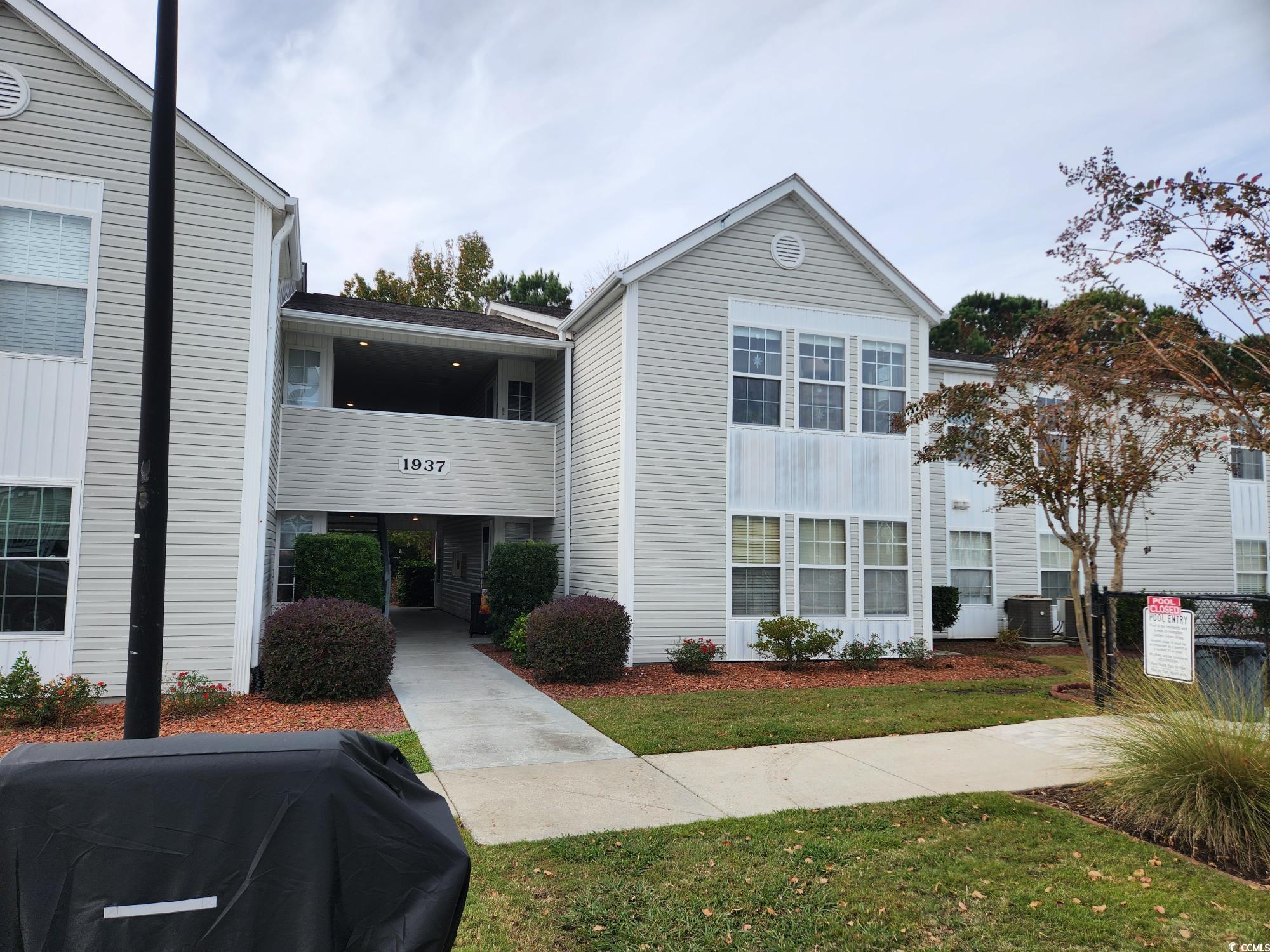 great location for this first floor 3 bed/2 bath unit in the community of hampton greens which is part of deerfield. just on the west side of 17 business in surfside, this property has easy access to food shopping, restaurants and of course the beach! you can access this community from both 17 bypass and 17 business depending on where you would like to go. the community pool is just outside your door and is shared by just a few buildings. this property needs cosmetic work to be done to make it yours! square footage is approximate and not guaranteed. buyer is responsible for verification.
