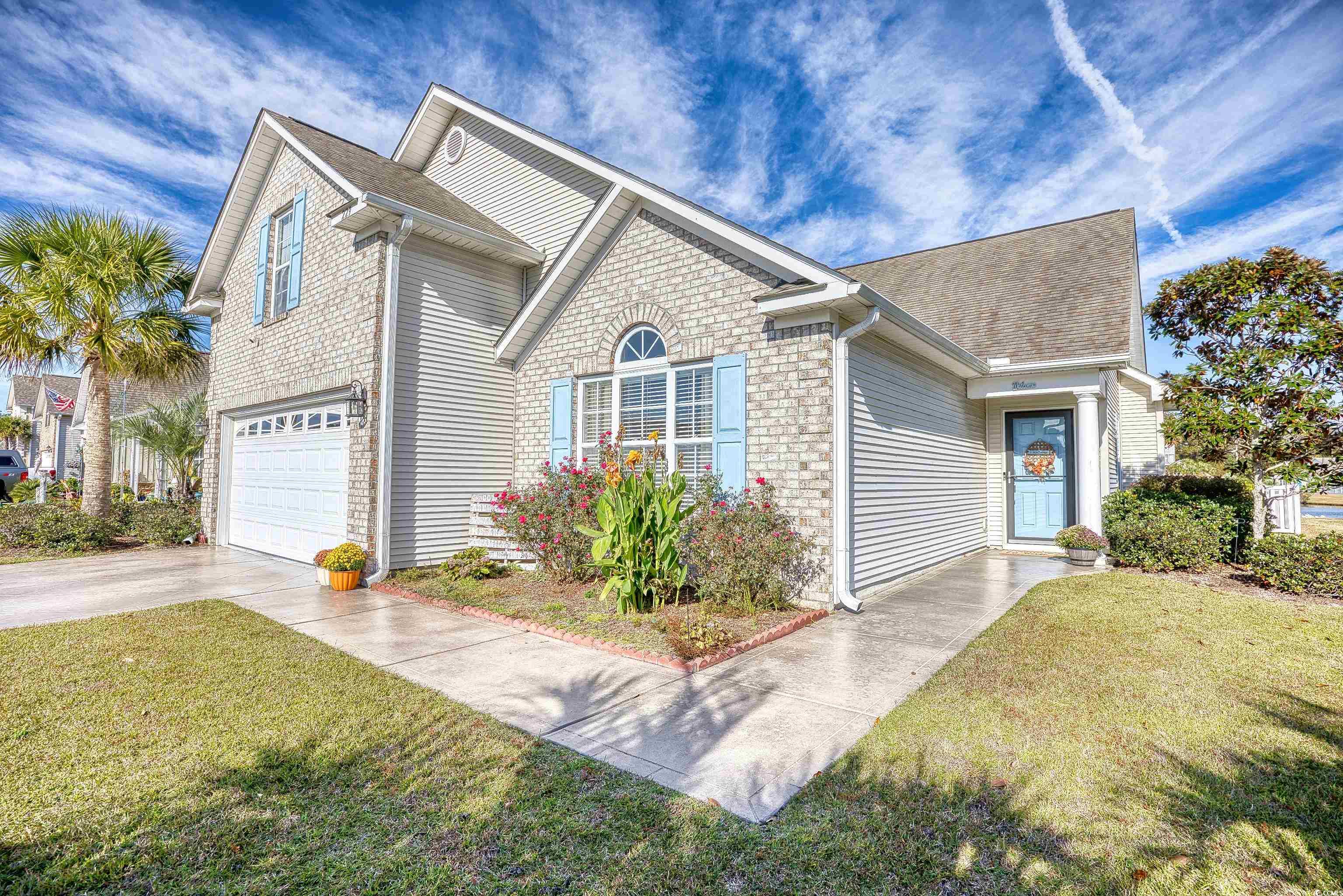 open house 11/26 from 12-3! welcome to your dream lakefront retreat in the quiet and charming sidewalk neighborhood of pheasant run in murrells inlet, located just minutes from the inlet and restaurant row, the marshwalk, beach access, boating, golf, shopping and more! this home checks off so many boxes including an open floor plan, like-new stainless appliances and solid surface counters in kitchen, gas fireplace, sunroom, screened porch, walk in laundry and dedicated dining area. 3 bedrooms and 2 baths (one with tub; the other with step-in shower) are located on the main floor while a bonus 4th bedroom and half bath offer a quiet escape upstairs away from the rest of the home. the 2-car garage is equipped with ev hookup as well as wiring to connect a generator (not included) to the breaker box. outdoors, there’s plenty of space for a bbq grill and lounging in a spacious fenced yard, overlooking a huge pond with fountain. this home is a must-see!