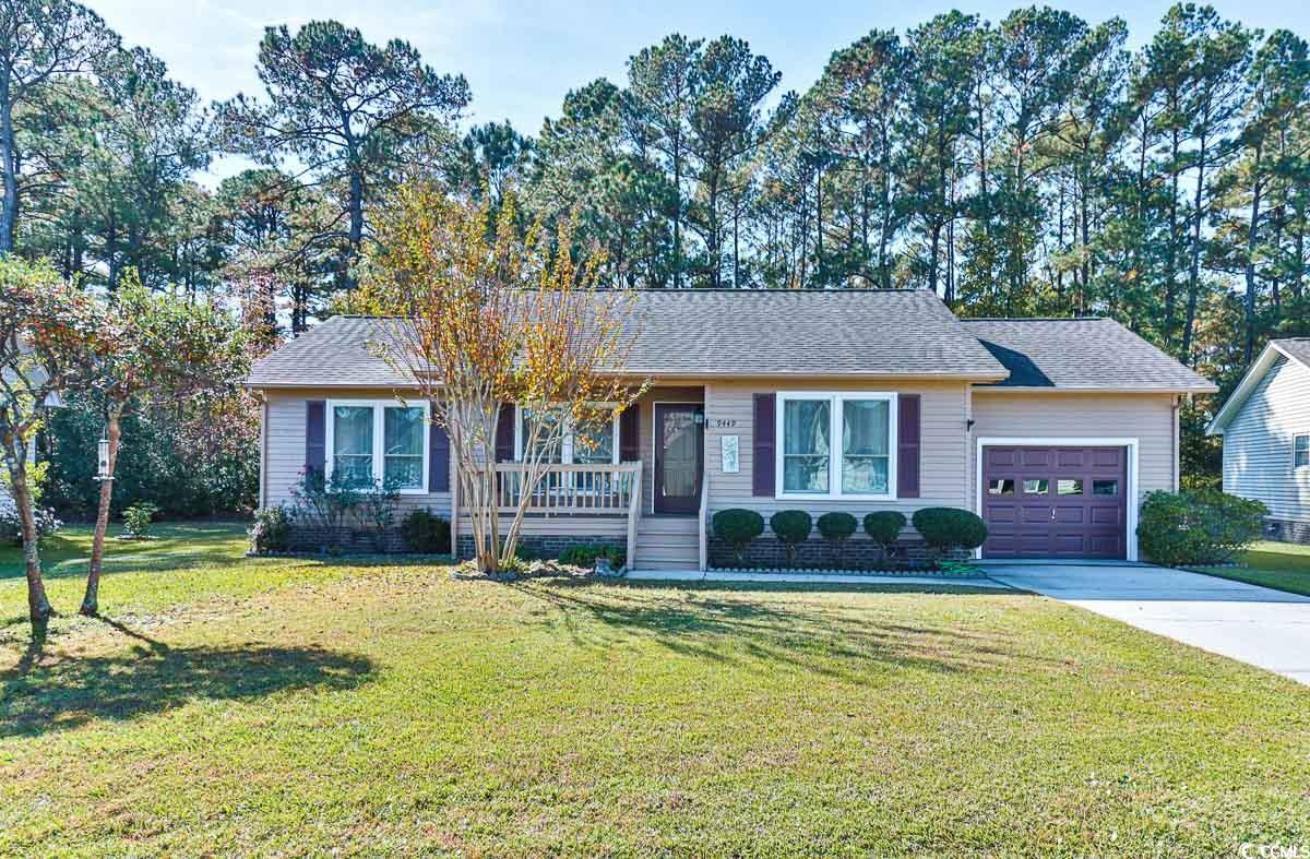 welcome to 9449 chicory lane, a charming 2-bedroom, 2-bathroom home nestled in the prestigious gated community of spring forest in murrells inlet. this residence is a perfect blend of comfort, convenience, and coastal living. as you step into the home, the living room welcomes you with an easy flow that connects seamlessly to the rest of the residence. abundant natural light enhances the inviting atmosphere, creating a warm and cheerful ambiance. the kitchen boasts a convenient breakfast bar, a pantry for your storage needs, generous counter space, and ample cabinet storage. whether you're preparing a quick meal or entertaining guests, this kitchen is sure to meet your needs. the master bedroom is a retreat in itself, featuring a spacious walk-in closet and an ensuite bathroom with a vanity and a roomy walk-in shower, providing both comfort and functionality. one of the highlights of the home is the bright and airy carolina room, where natural light floods the space, offering a picturesque view of your backyard. imagine enjoying your morning coffee or unwinding in the evenings surrounded by the beauty of nature. step outside to the front porch, the perfect spot to soak in the sights and sounds of the neighborhood. additionally, the screened-in porch allows you to relish the fresh air without worrying about the weather, providing an ideal space for relaxation and entertainment. convenience is key with the attached storage, providing extra space for your belongings. the spring forest community adds to the allure of this property, offering a clubhouse and a sparkling pool among its amenities, providing a perfect retreat just steps from your front door. located off 17 by-pass in murrells inlet, this home places you minutes away from garden city pier, murrells inlet marshwalk, brookgreen gardens, market commons, excellent golfing opportunities, shopping, dining, and entertainment options. experience the best of coastal living in this thoughtfully designed and well-appointed home. book your showing today!