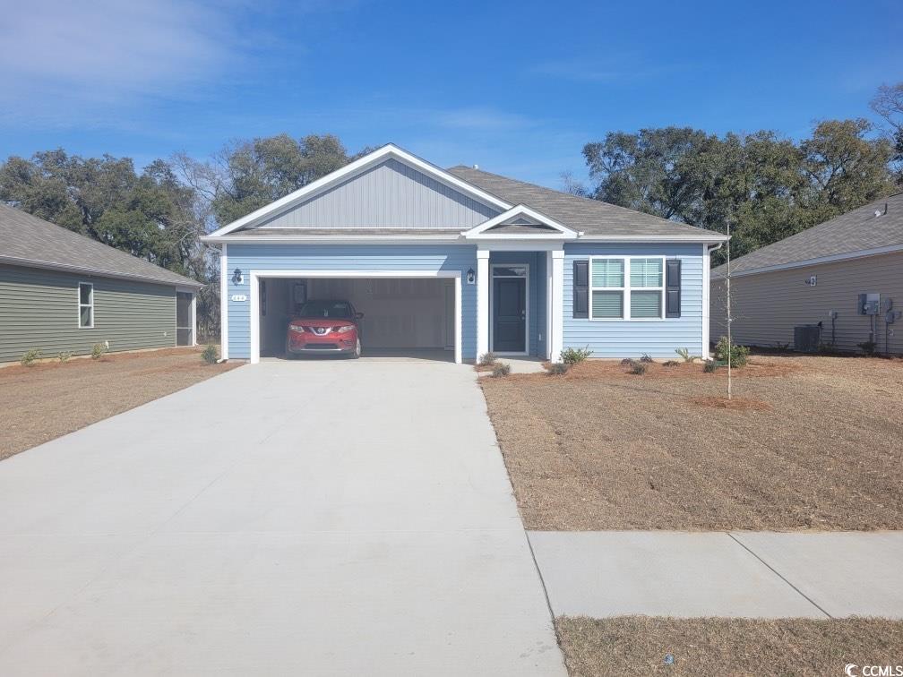 the reserve at wild horse community is conveniently located on highway 90 just minutes from downtown conway, shopping destinations, golf courses, and the beach! welcome to the reserve at wild horse, offering new homes with thoughtful details and smart designs plus a convenient location near international drive, highway 31, and highway 22. this aria has it all! open concept home with a modern design including 36" cabinetry, stainless appliances, granite countertops in the kitchen, 9 ft. ceilings, and lots of windows allowing natural light to flow in. the living and dining rooms are adjacent to the kitchen along with a rear covered porch just off the dining room which makes entertaining effortless! come see all the insightful features designed with you and your lifestyle in mind including a split bedroom layout, beautiful yet durable lvp flooring throughout the main living areas, gas cooking and tankless hot water heater, and our industry leading smart home technology package that will allow you to monitor and control your home from the couch or across the globe. *photos are of a similar aria home.  (home and community information, including pricing, included features, terms, availability and amenities, are subject to change prior to sale at any time without notice or obligation. square footages are approximate. pictures, photographs, colors, features, and sizes are for illustration purposes only and will vary from the homes as built. equal housing opportunity builder.)