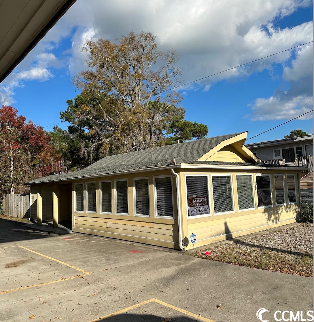 approximately 1,000 sf of retail space located on u.s. highway 501. one (1) mile from downtown myrtle beach. the site has direct frontage onto u.s. highway 501. one (1) restroom , one (1) office, storage closet, four (4) parking spots, potential cross access parking, approximately 55' road frontage on u.s. highway 501, average daily traffic count –  13,700, highway 501 (source: scdot 2022).