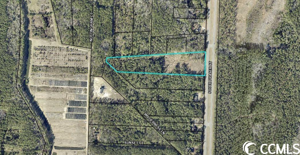over 8 acres off of highway 17 south. measurements are approximate and not guaranteed. buyer is responsible for verification.