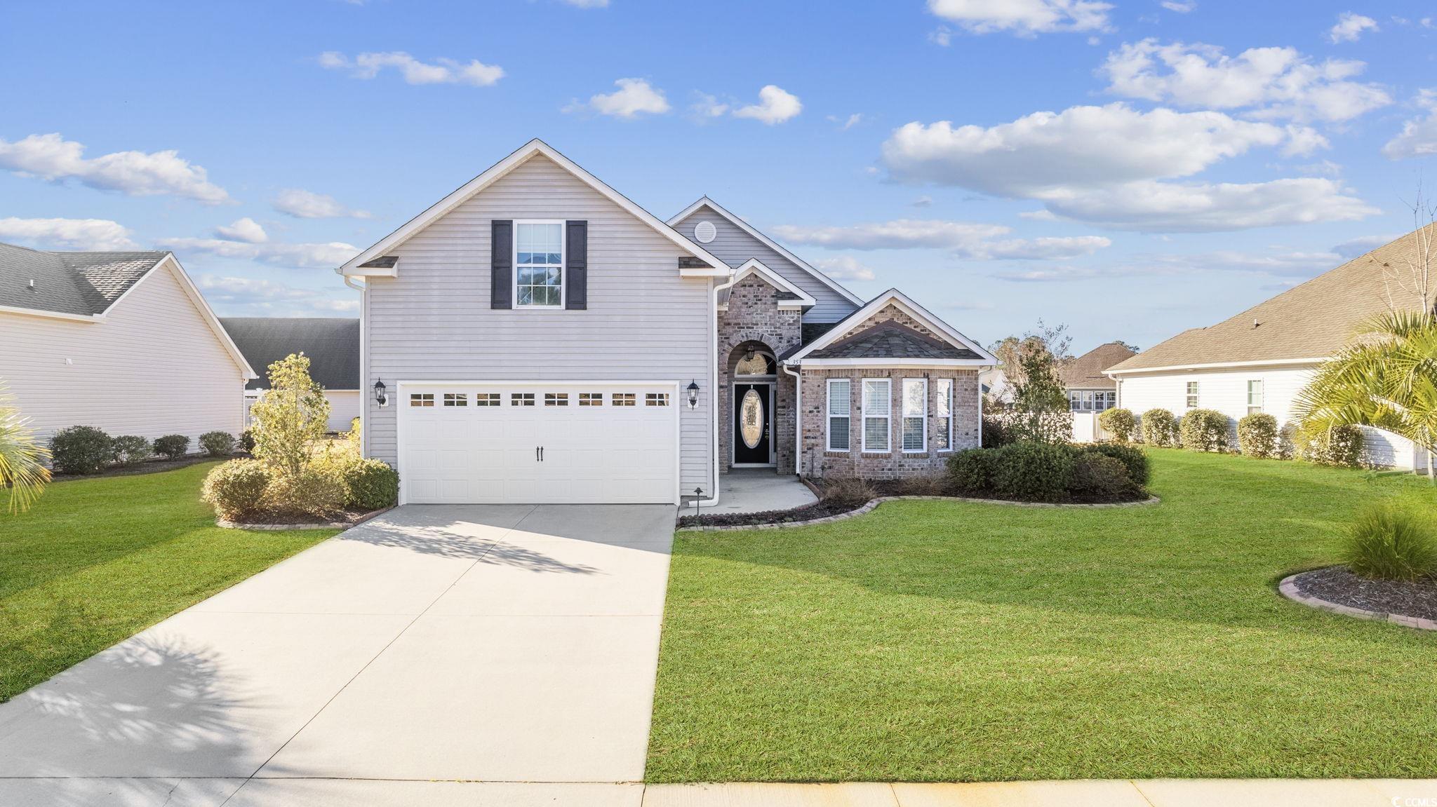 nestled in the heart of murrells inlet, 353 southernbreezes circle is a showcase of thoughtful design and comfortable coastal living. as you enter, the open floor plan greets you, blending each living space with a smooth flow and welcoming in the natural light.  the kitchen is a standout feature, equipped with granite countertops, a spacious pantry, and tile flooring. it's a practical yet attractive space where cooking becomes a pleasure. the large breakfast nook, filled with natural light, offers a cozy spot for casual meals.  adjacent to the kitchen, the dining room is set up for memorable meals, surrounded by wainscoting and crown molding, with a peaceful fountain view adding a serene backdrop to dining experiences.  the master suite is a private retreat, with a bathroom that includes dual sinks and a custom closet system for organized and clutter-free living.  the large bonus room presents a flexible space, ideal for a home office, a fourth bedroom, or any other use that fits your needs. custom blinds throughout the home enhance privacy and contribute to the home's overall functionality.  353 southern breezes circle offers more than just a place to live; it's an opportunity for a laid-back lifestyle in murrells inlet, where the convenience of modern living meets the simplicity of coastal charm. this home is an invitation to enjoy the serene atmosphere of coastal living every day.  *some photos have been virtually staged*