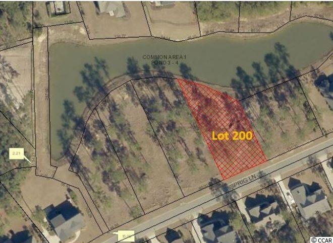 Lot 200 Sprig Ln. Murrells Inlet, SC 29576