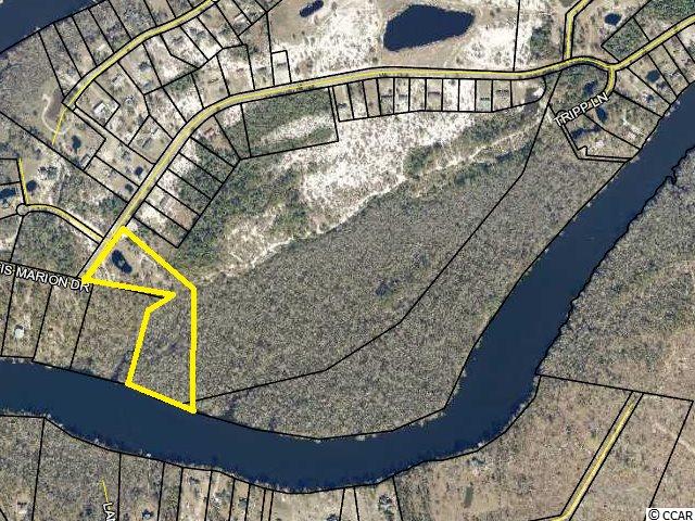 nice lot to  be subdivided on francis marion drive.  lot is approximately 8.77 acres of land with plenty of space to build on the highland and river frontage along the black river.  property has a pond on the front and river access along the rear.