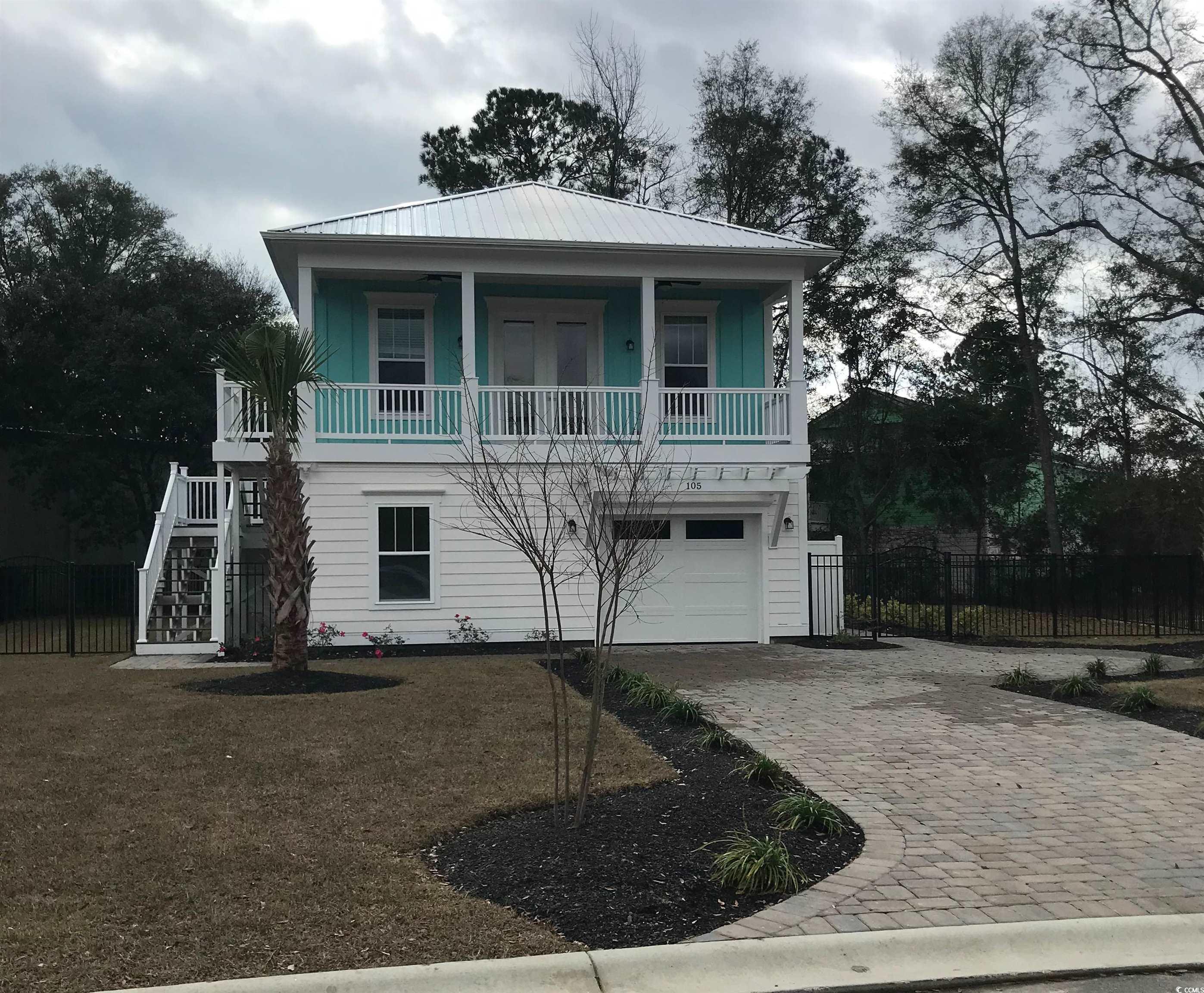 bungalow bay features 28 homes designed with modern coastal style and conveniences. this planned subdivision built by premier coastal builder  offers a coastal contemporary beach home with an open floor plan that has 3 bedrooms, 2 baths with garage for car and golf cart. kitchen has granite counter tops, shaker style cabinets and stainless appliances. this subdivision is conveniently located in the heart of garden city with short drive to the beach and murrell's inlet.
