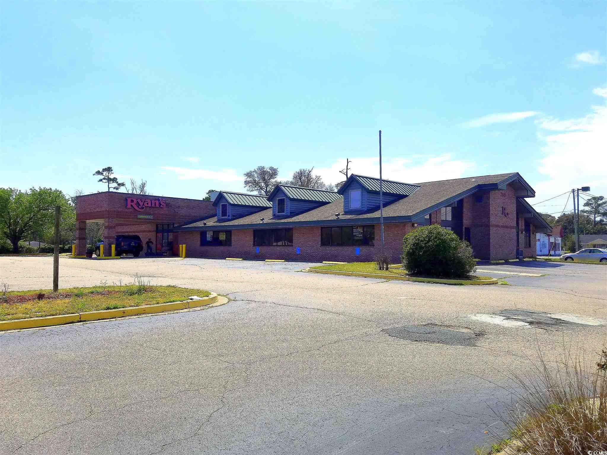 offered for lease: approximately 10,000 sf former steakhouse and buffet located on the corner of highway 17 south and 36th ave south in north myrtle beach, sc.  this building sits on approximately 2.74 acres and is in close proximity to barefoot landing, national retailers and many resort hotels.  approximately 10,000 sf former steakhouse and buffet located on the corner of highway 17 south and 36th avenue south, north myrtle beach, sc. building on slab, brick facade, with both pitched and flat roof. approximately 2.74 acres. approximately 445' of frontage on highway 17 south. private dining/meeting rooms. seating capacity of 422. fully equipped, including multiple buffet lines.  list of ff&e available. parking field with 208 paved parking spaces. large fluorescent road sign. identified as tms# 156-03-04-004 and pin# 39104010055, county of horry, sc. 3 curb cuts: highway 17 south, 36th avenue south, and poinsett street. full access with median turning on highway 17 south. average daily traffic count: 47,300 (scdot 2019).