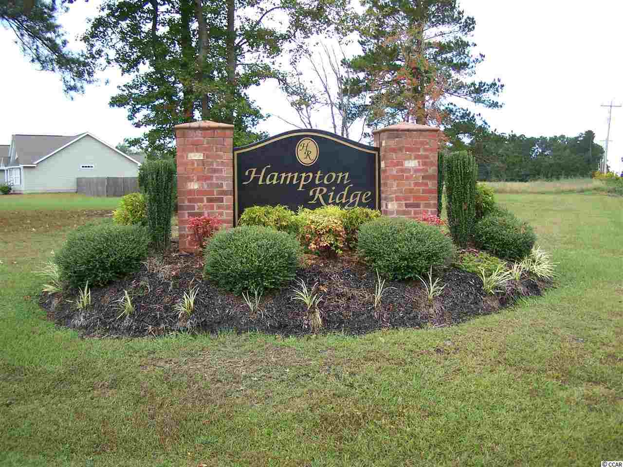 100 Hampton Ridge Rd. Conway, SC 29527