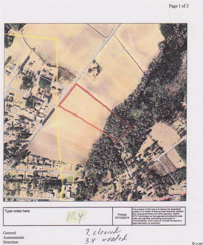 10.4 AC Muddy Creek Rd. Hemingway, SC 29554