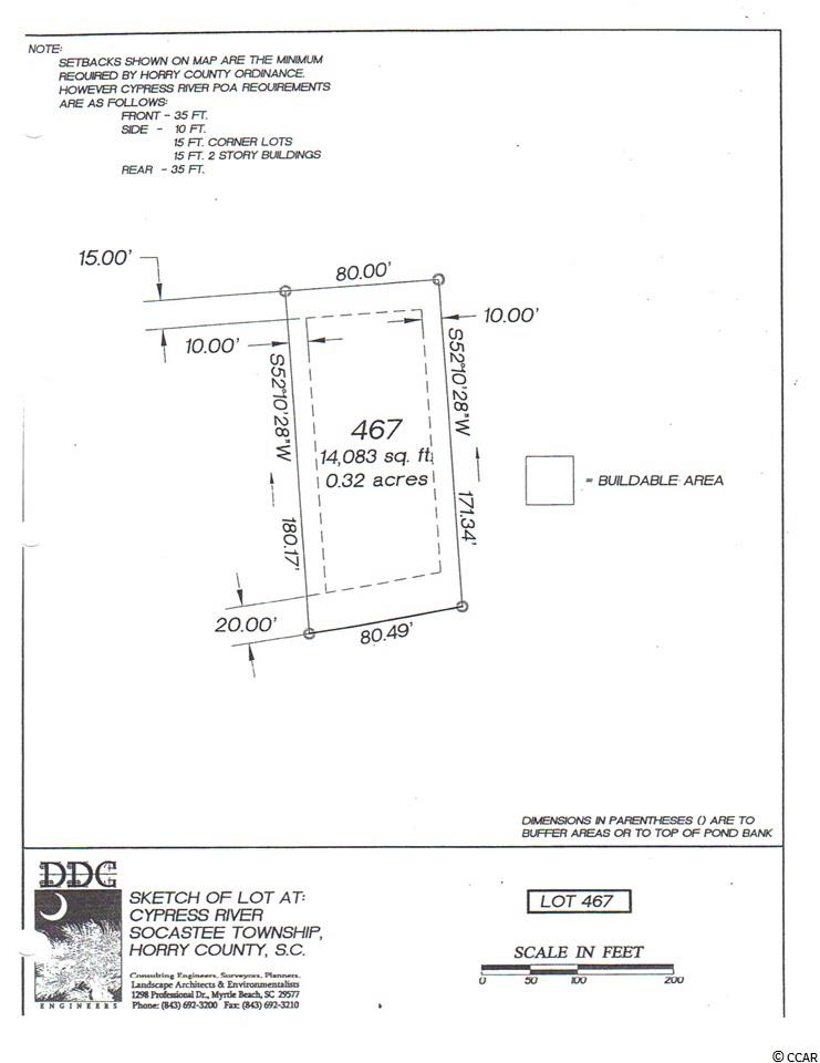 LOT 467 Chamberlin Rd. Myrtle Beach, SC 29588