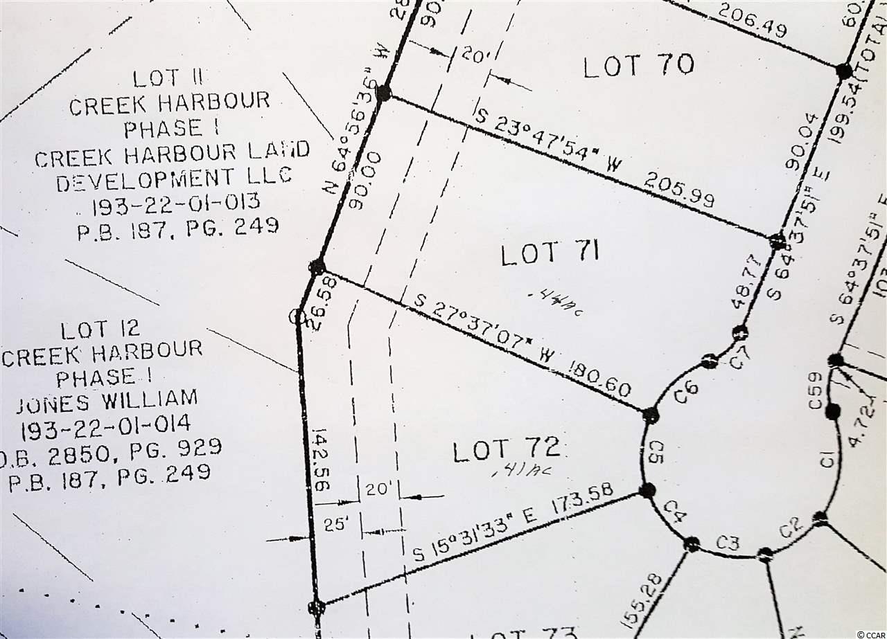 Lot 71 Whispering Pine Ct. Murrells Inlet, SC 29576