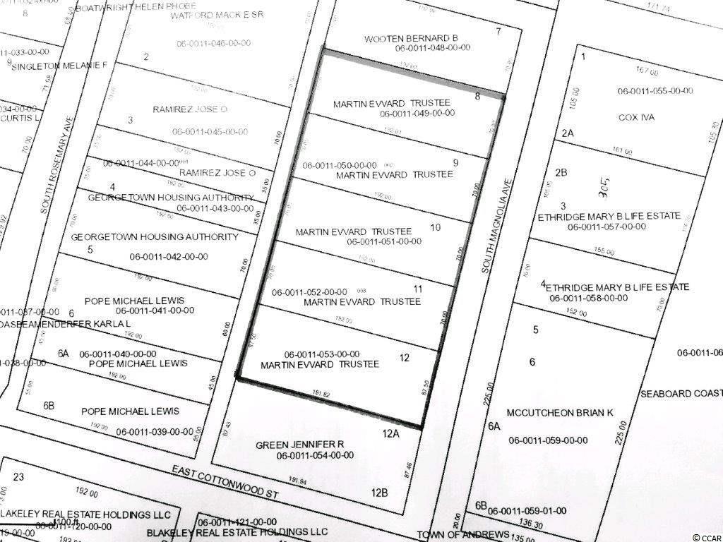 Lot 8 - 12 South Magnolia Ave. Andrews, SC 29510