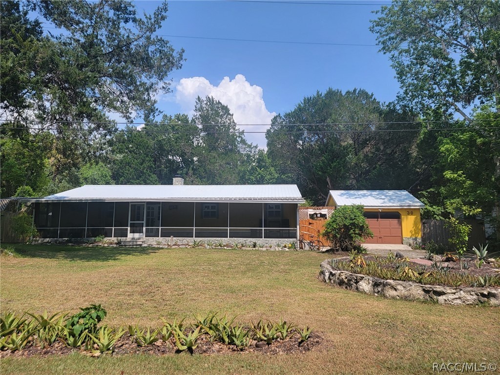 3/2 provides open and airy design in this ranch home.  Located on a canal with access to the Withlacoochee River and the Gulf of Mexico.  Fishing will be enjoyed in Fresh Water Withlacoochee River and Salt Water in the Gulf of Mexico.  Enjoy the 2 screened porches (one in the front of the home and one on the back of the home).  Lots of gardening/shady spots and more sunny spots for your vegetables. Call to come see this great home today.