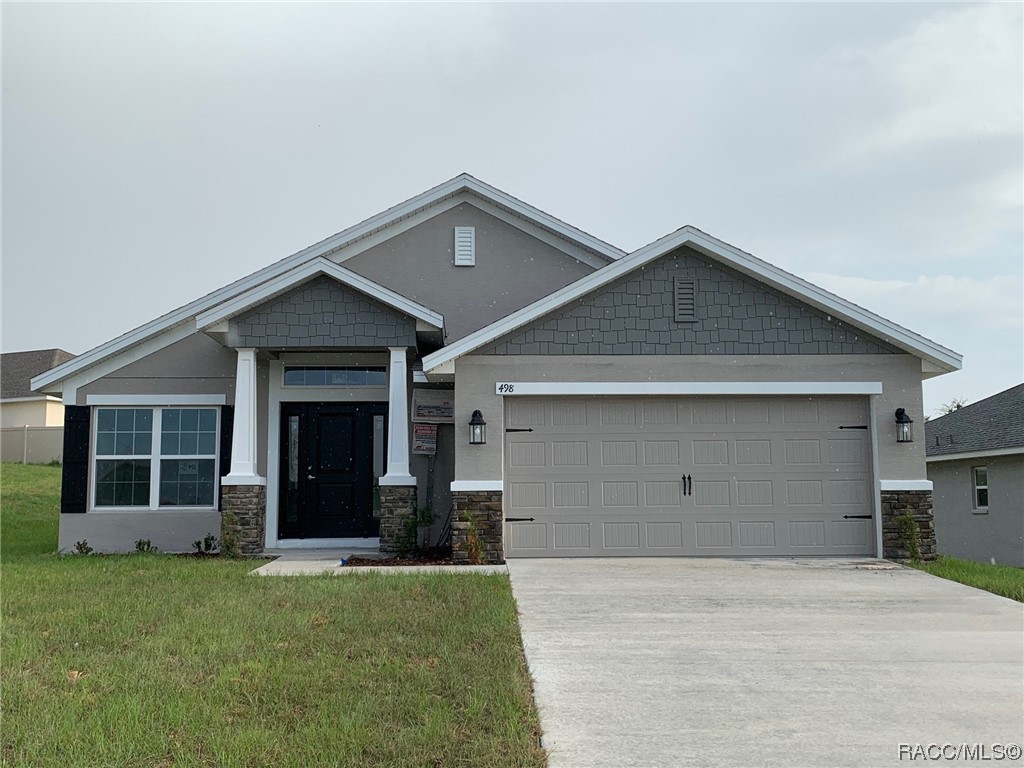 BRAND NEW QUALITY BUILT CONSTRUCTION IN THE FAIRWAYS @ TWISTED OAKS!! SELLER PAYS CLOSING COSTS WITH USE OF APPROVED LENDERS.  IF YOU ARE IN THE MARKET, NOW IS THE TIME TO CHECK OUT THIS QUALITY BUILT AND WARRANTY BACKED HOME WITH SELLER INCENTIVES!!!  CHANGES TO UPGRADES AND COLORS MAY BE AVAILABLE ON THIS HOME IF YOU HURRY!!  THIS 3/2/2 HOME HAS 1485 SF (APPROX) OF LIVING SPACE AND THE BEST UPGRADES INCLUDED!! 10X14 COVERED PATIO, STAINLESS STEEL APPLICANCE PKG, VAULTED CEILINGS, LARGE 5' TILE SHOWER IN OWNERS BATH, LARGE KITCHEN W/WOOD CABINETS & LOTS OF BEVELED EDGE COUNTERTOPS, WOOD LOOK CERAMIC TILE IN THE WET AREAS.  THIS HOME OFFERS BOTH A BREAKFAST BAR AND FORMAL DINING ROOM. LOTS OF EXTERIOR CURB APPEAL WITH THE CRAFTSMAN ELEVATION ON A NICE LOT THAT BACKS UP TO A GREENSPACE.  THIS HOME IS CURRENTLY AT 20% COMPLETION!