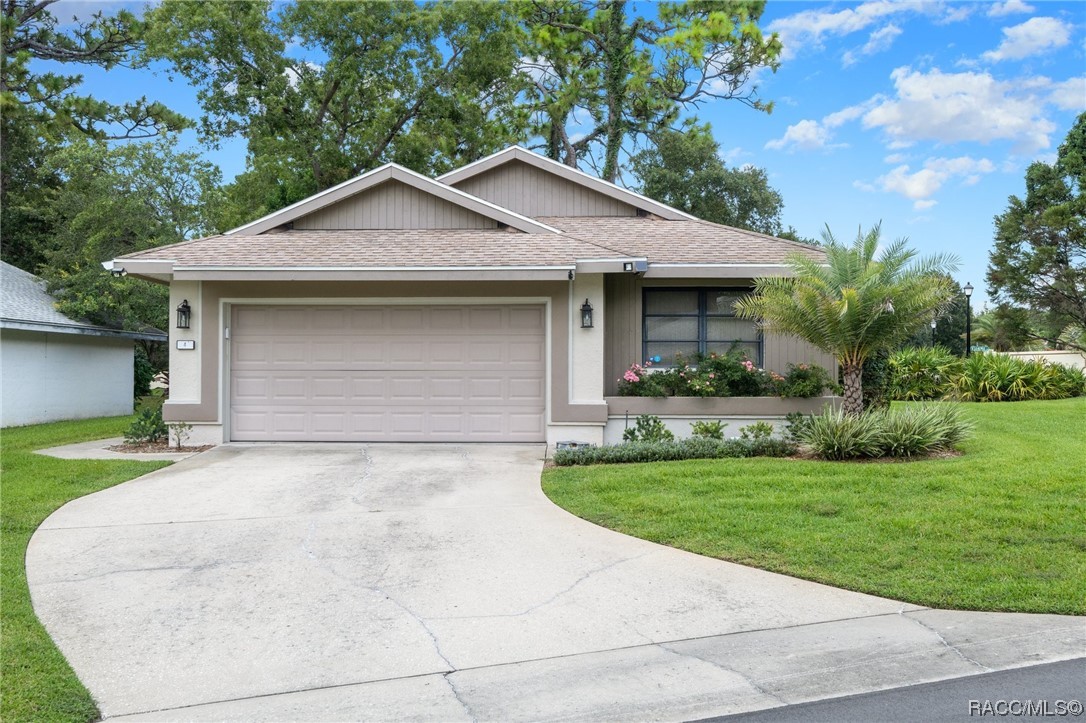 Here is your opportunity to enjoy maintenance free & peaceful living in the highly sought after Oakleaf Villas subdivision in Sugarmill woods!  This well kept home features 2 bedrooms plus a den that could technically be considered a 3rd bedroom (it has a built in closet & pocket door), open concept split floor plan, updated kitchen with gorgeous blue pearl granite countertops, new stainless steel appliances & garbage disposal, hightop breakfast bar, newer carpet & interior paint. Both bathrooms have been beautifully remodeled. Master bath features a custom marble shower, granite countertops & recessed lighting. Enjoy the Florida sunshine outside on the newly added pavered patio or relax & unwind in the enclosed Florida room. Monthly HOA includes all landscaping/lawn maintenance, irrigation & garbage.