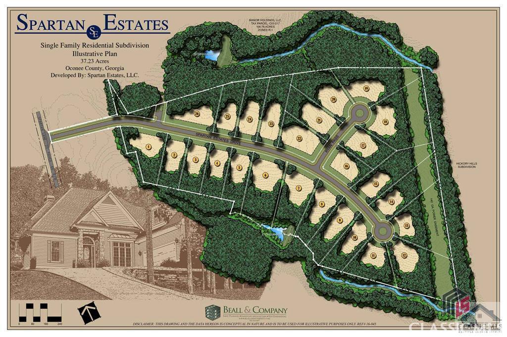 This lot is part of Phase 2 of the development which features three premier basement lots! Create the lifestyle and home of your dreams in Athens' newest development, Spartan Estates! With an Athens address in Oconee County, this community offers unrivaled convenience with access to award winning schools. Exquisite homes will be built on lots ranging from .8 - 2.5 acres. Nestled amongst mature hardwoods and gently rolling hills, lots provide privacy and tranquility. Spartan Estates, where beauty and convenience come together to create a community that will captivate you! Reward yourself with the extraordinary lifestyle you deserve.