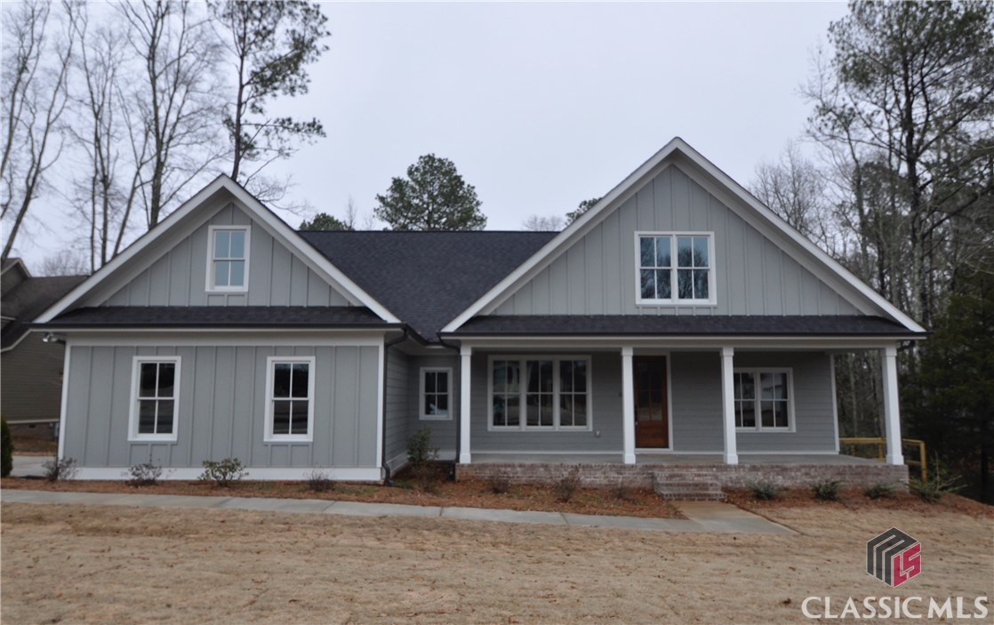 Oconee County NEW CONSTRUCTION!  The Molly Plan features an open floorplan with a great room with fireplace, open kitchen with granite countertops and stainless appliances.  There are 3 bedrooms on the main level, including the owners' suite.  Upstairs is the 4th bedroom with 3rd bath.  Located minutes to downtown Watkinsville and Oconee County Schools.