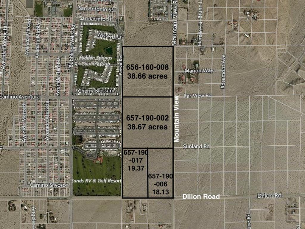 114 Acres Dillon & Moutain View, Desert Hot Springs, Riverside, California, 92241, ,Land,For Sale,114 Acres Dillon & Moutain View,219094611DA