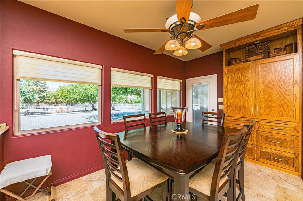 Dining Area with Views to the Property!