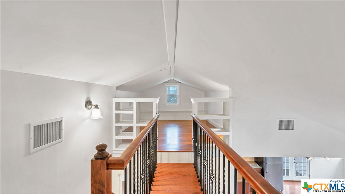 Catwalk to the larger loft