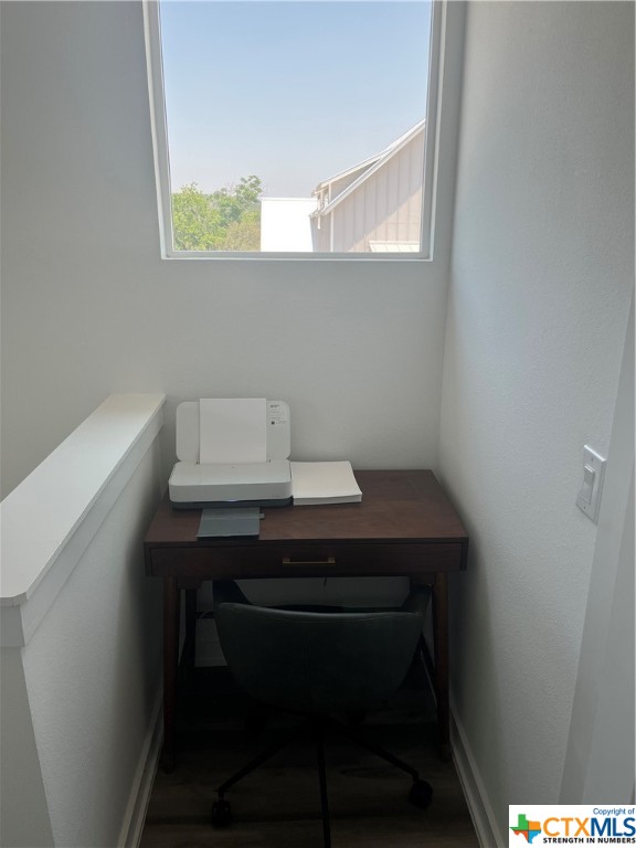 Perfect nook for a desk next to primary bedroom